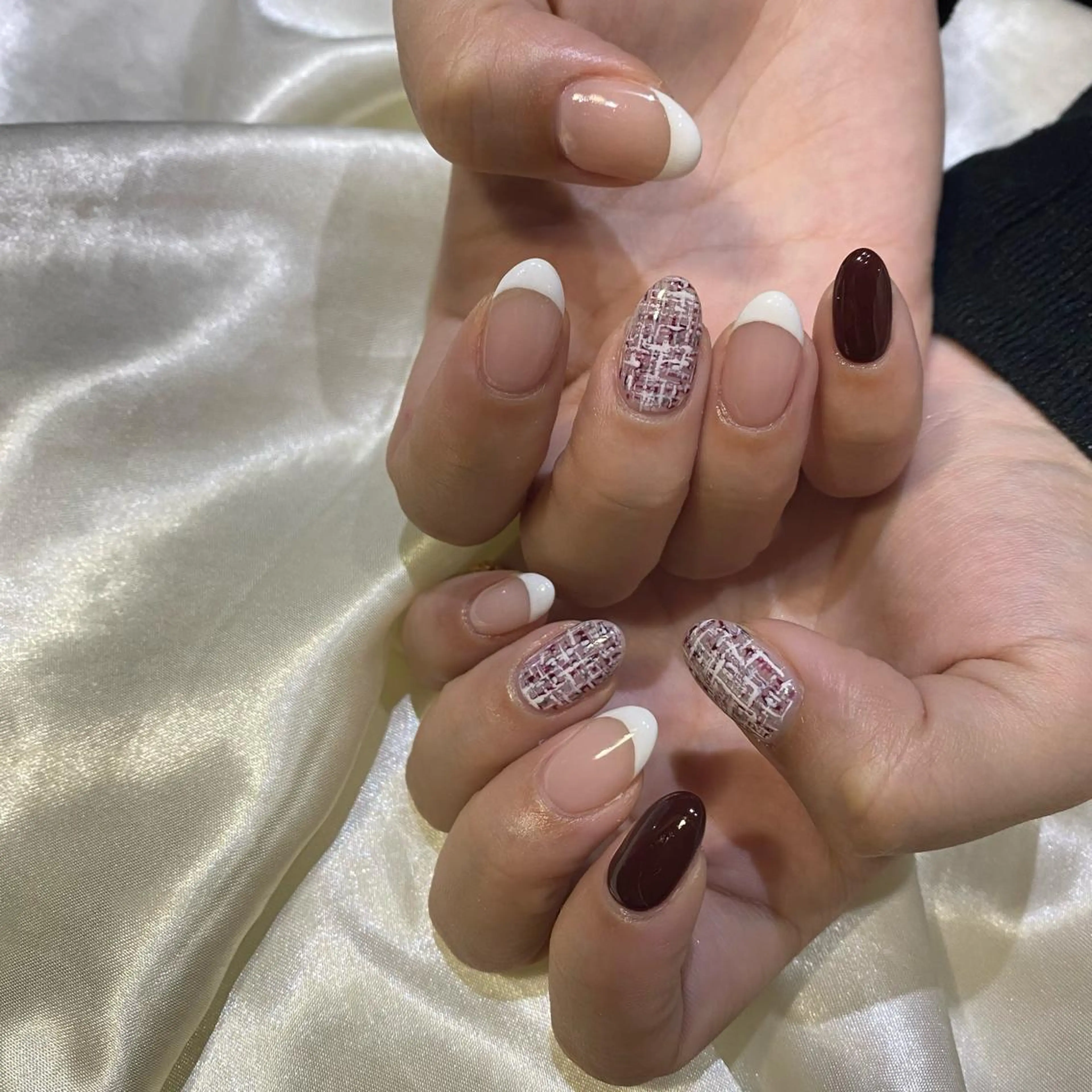 ネイル ハンドネイル 西岡 杏のネイルデザイン