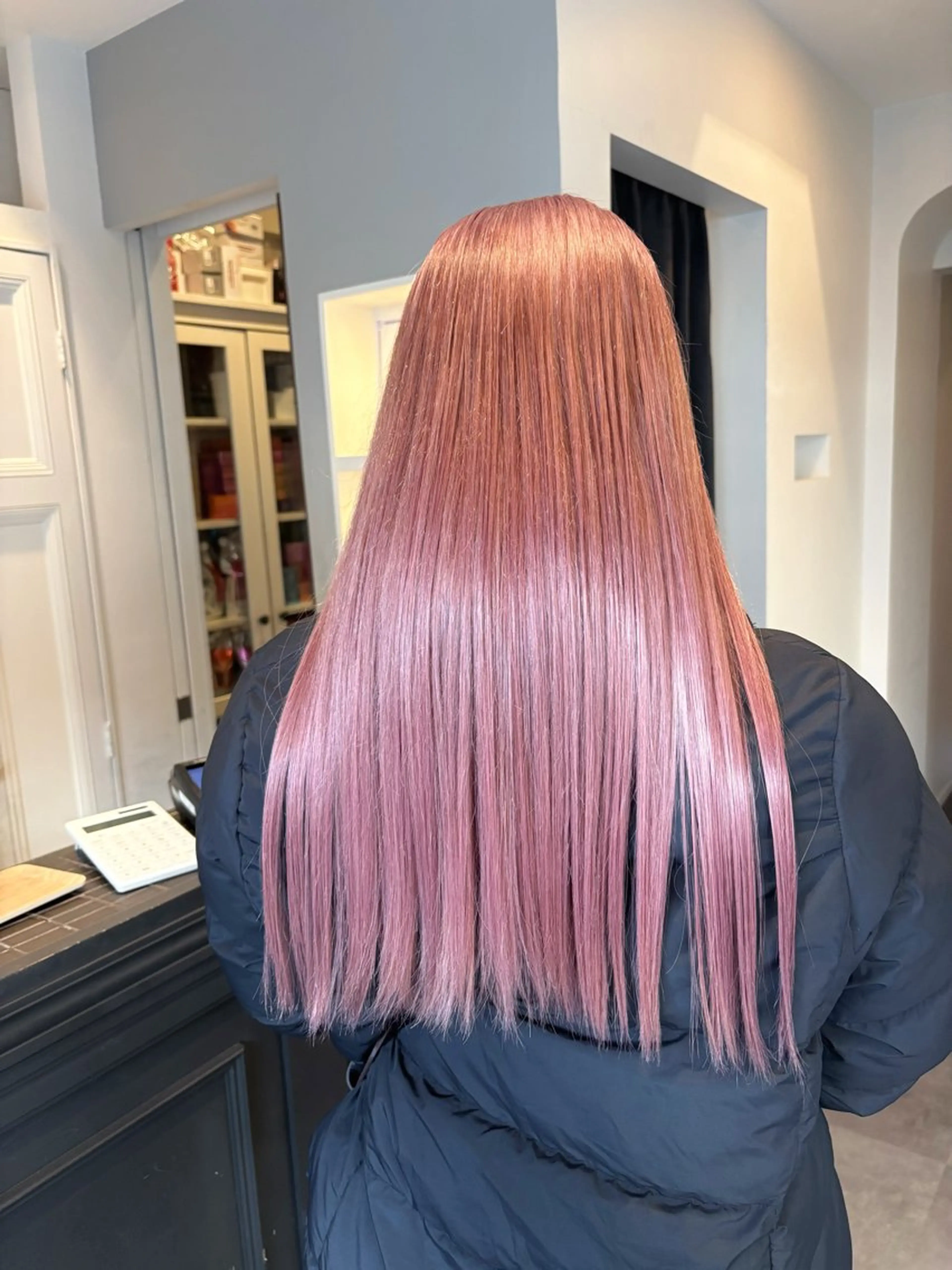 セミロング カラー 似合わせhair🎀 Manaのヘアスタイル