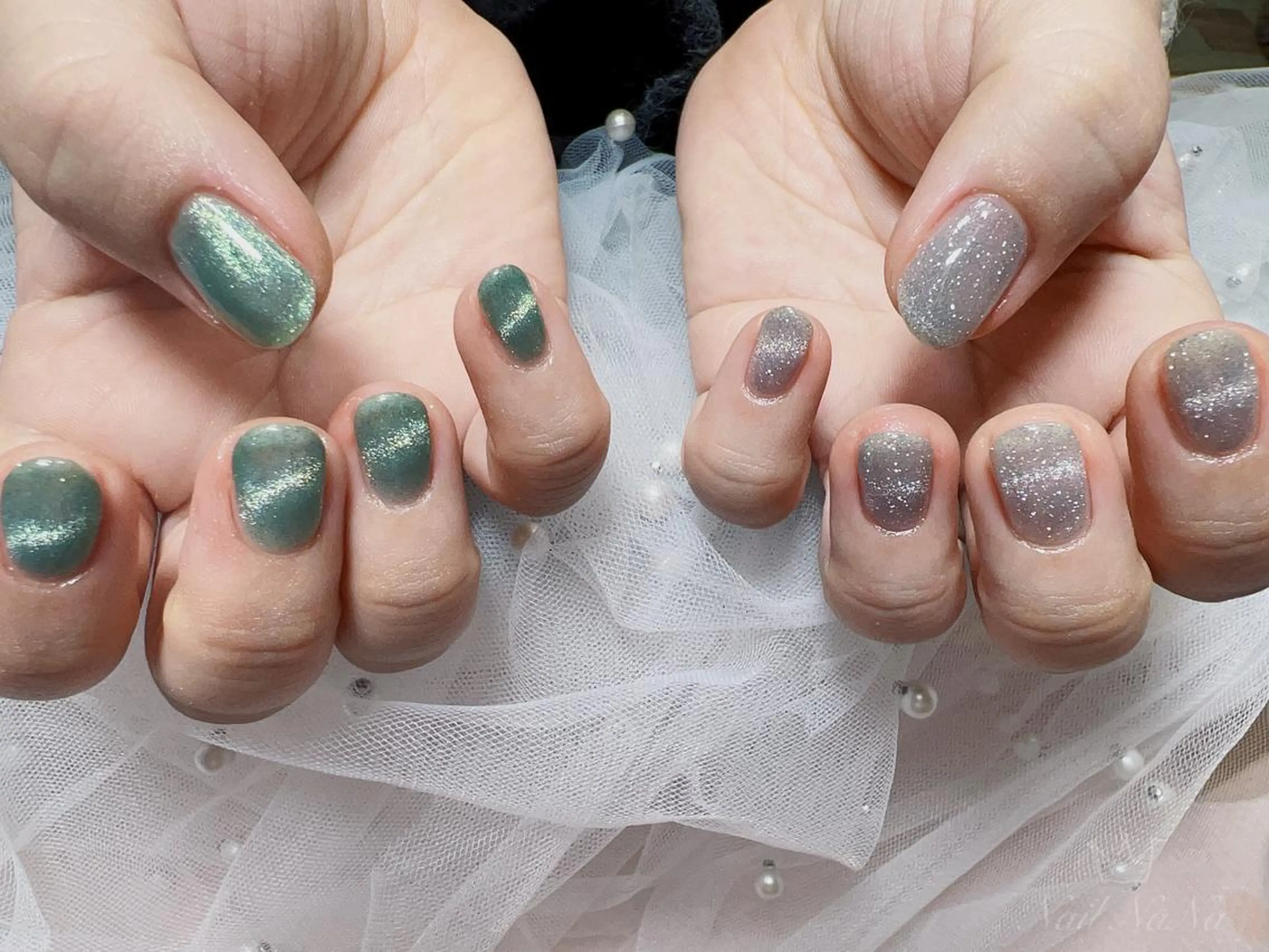 ショート カラー ネイル ハンドネイル Nail NaNaのネイルデザイン