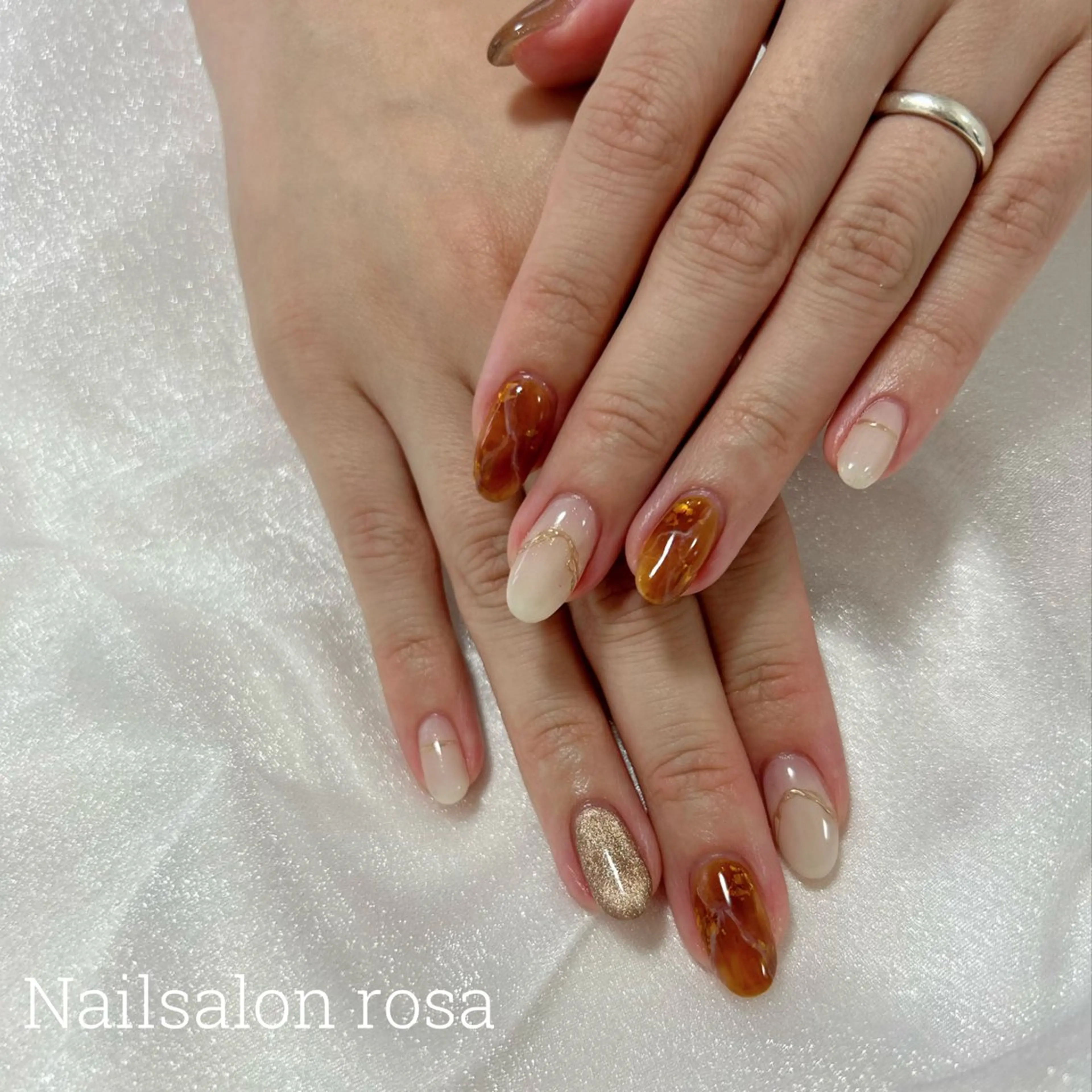 ネイル ハンドネイル ハンドケア nail salon Rosaのネイルデザイン