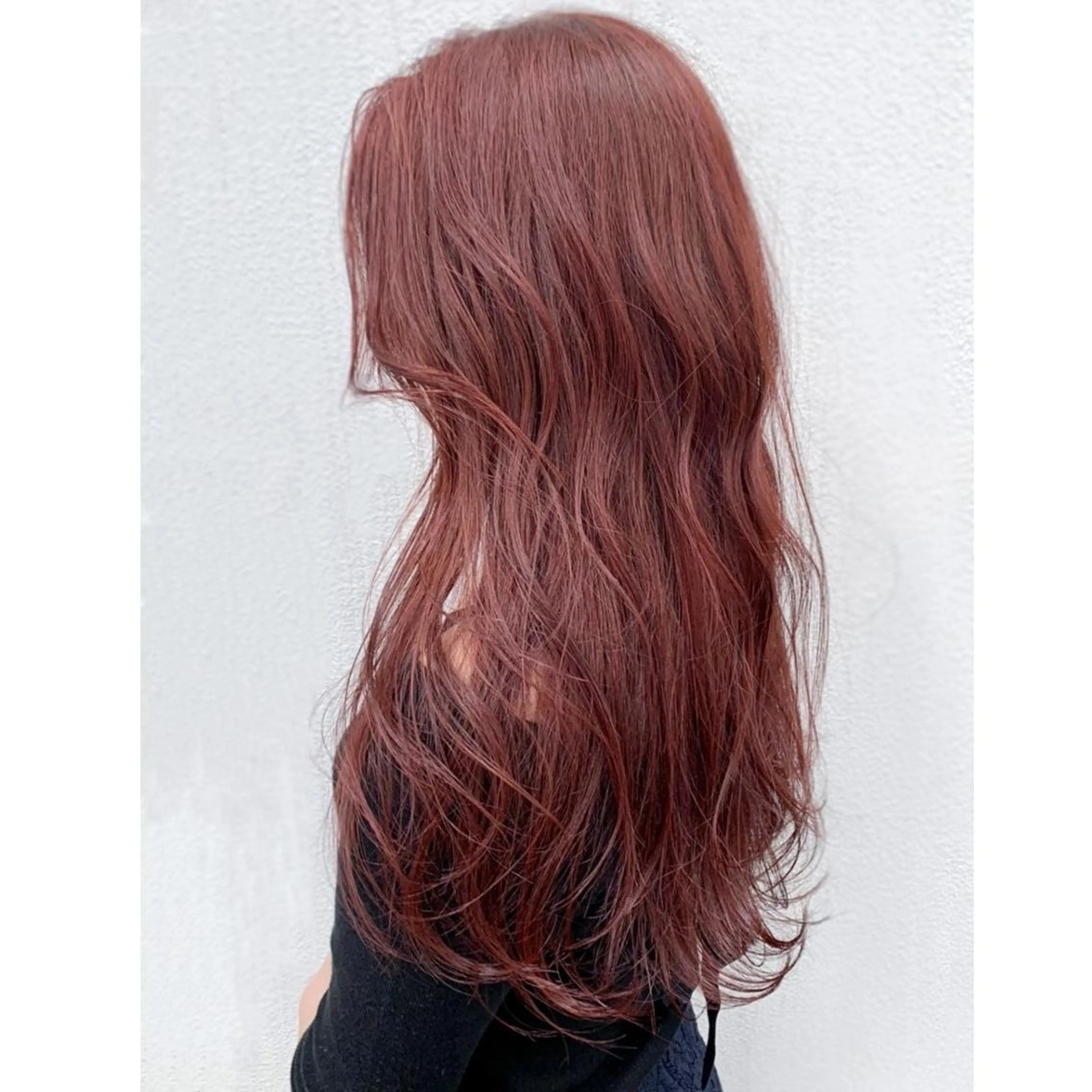 カラー パーマ ヘアアレンジ ロング ピンクカラー ローズカラー カット ヘアカラー トリートメント ITbyALBUM 八王子店のヘアスタイル