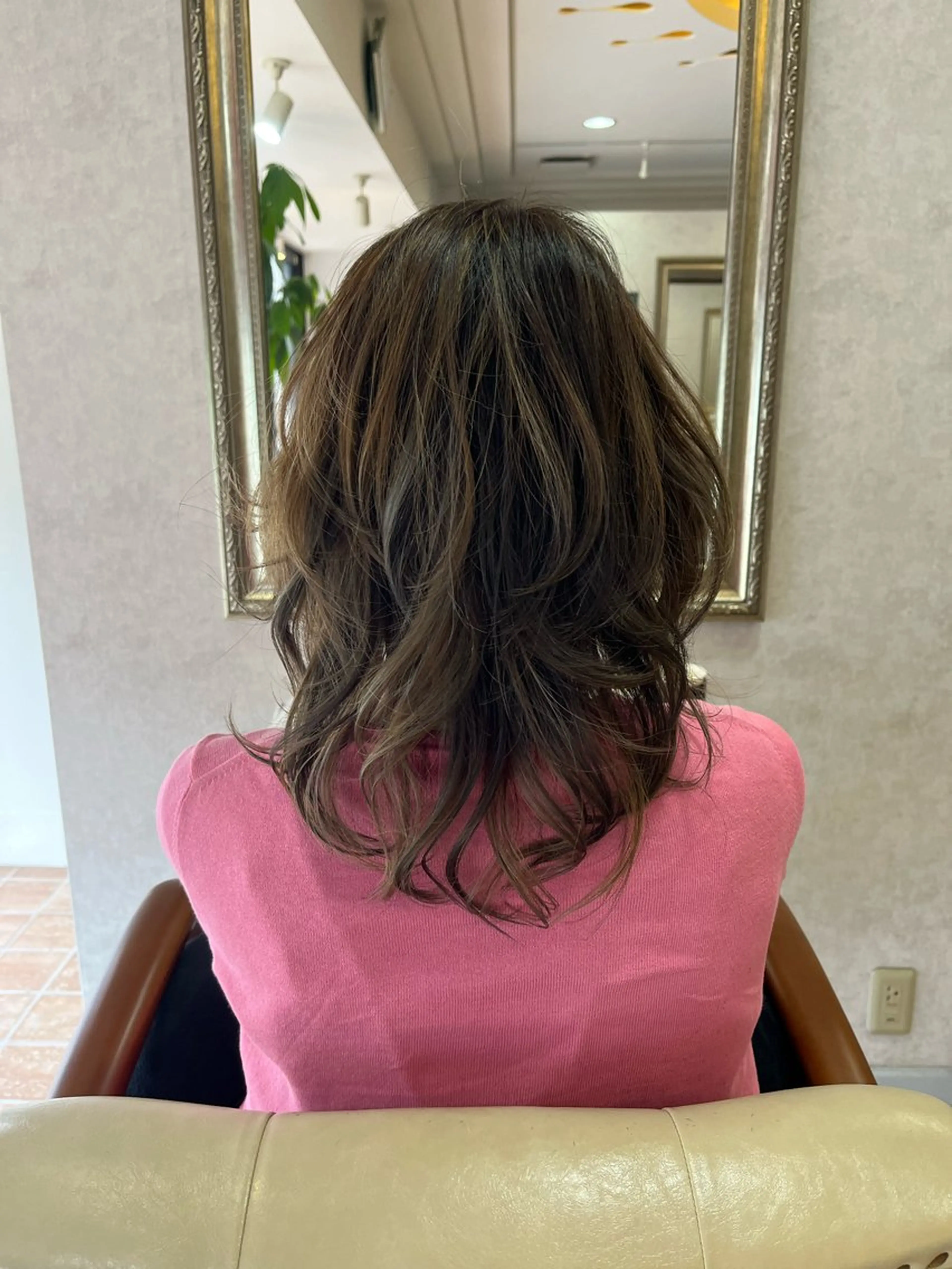 ミディアム パーマ デジタルパーマ 🔷岡村主明🔷 Lafestaのヘアスタイル