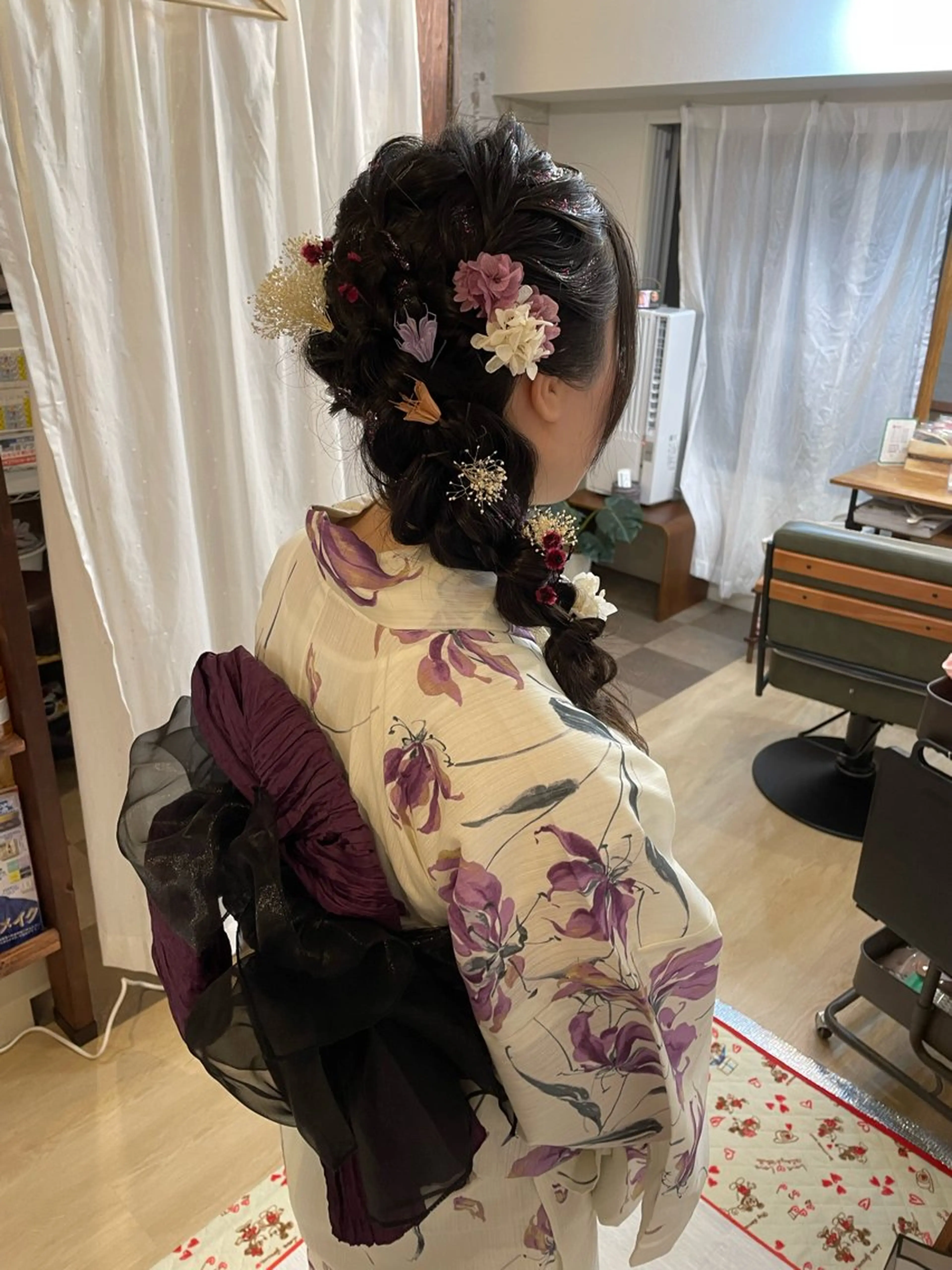 ヘアアレンジ 着付け HempBeauty 浅野アサミのヘアスタイル