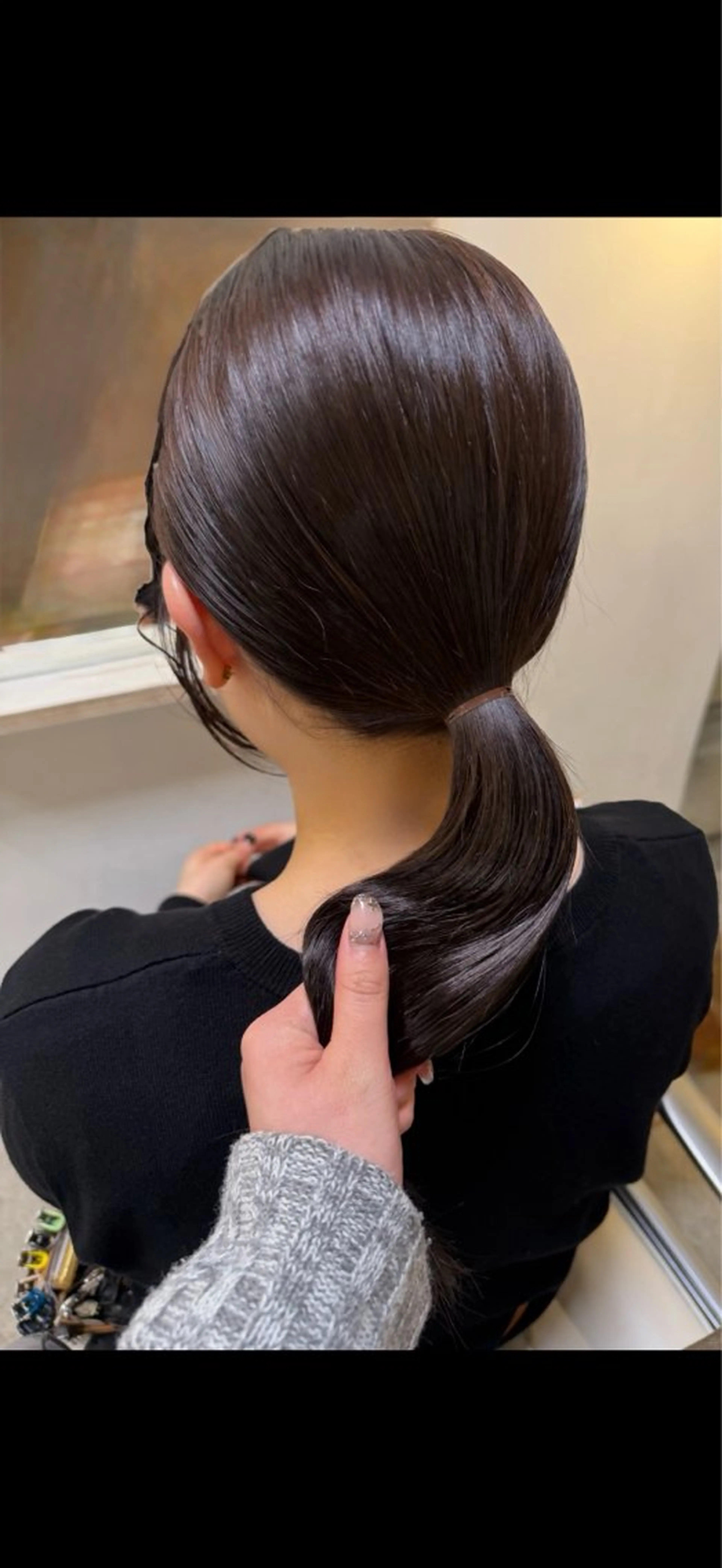 ロング カラー ラベンダーカラー ヘアカラー 【YARD.】橋本 稀乃のヘアスタイル