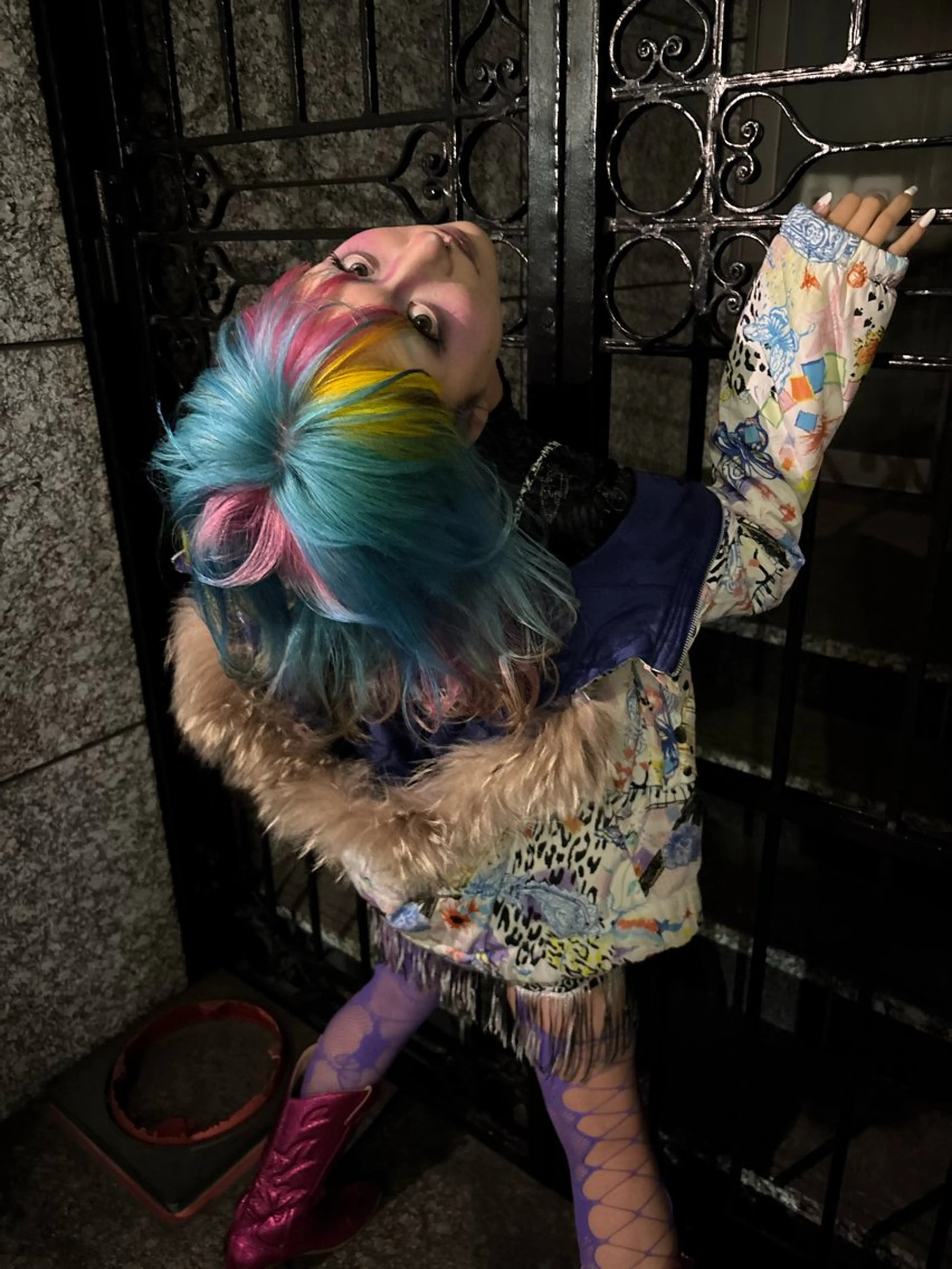 ミディアム カラー デザインカラー ヘアカラー 名古屋／デザイン／ ブリーチ/松井亮磨のヘアスタイル