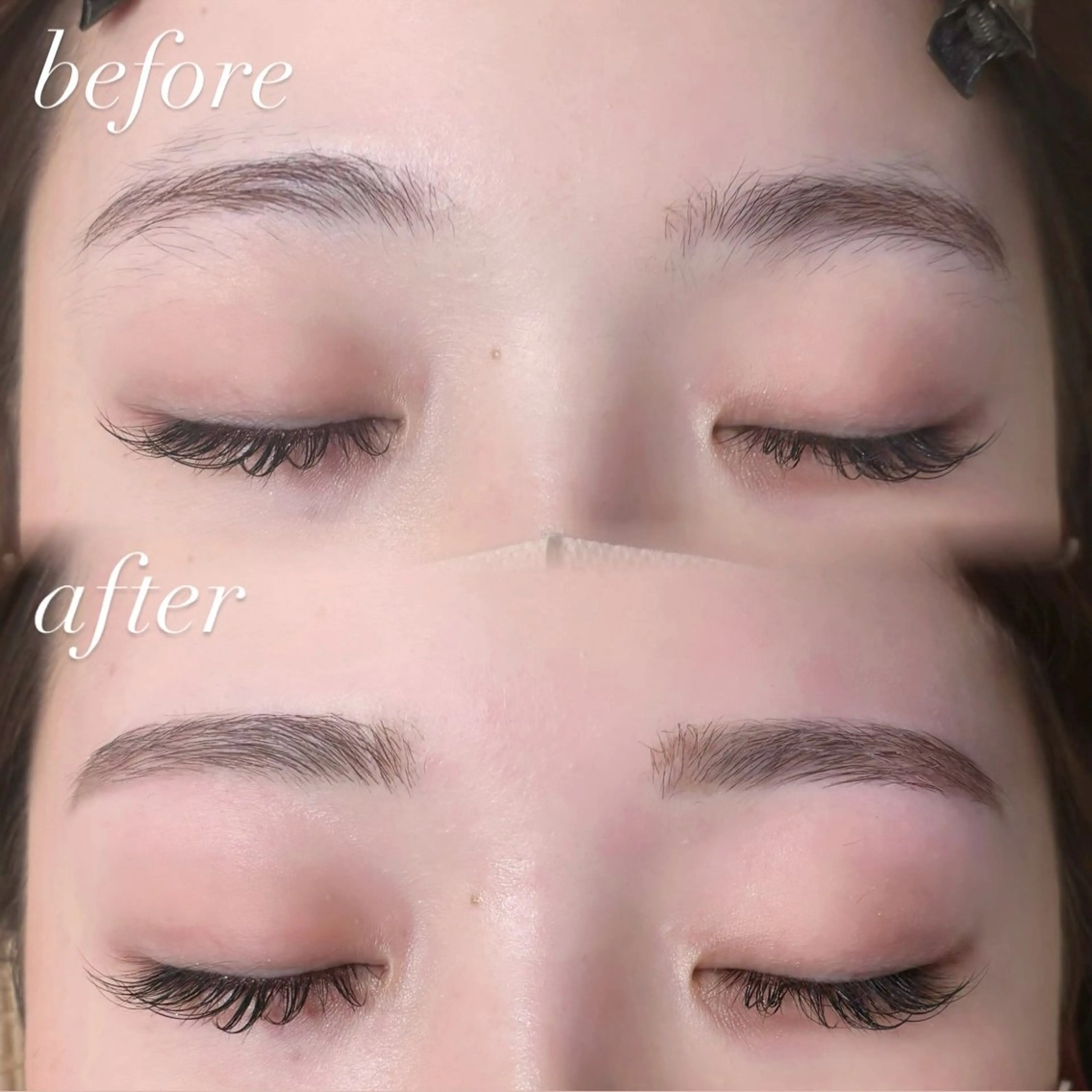 アイブロウ 眉毛ワックス脱毛 今里 みほのマツエク・マツパデザイン