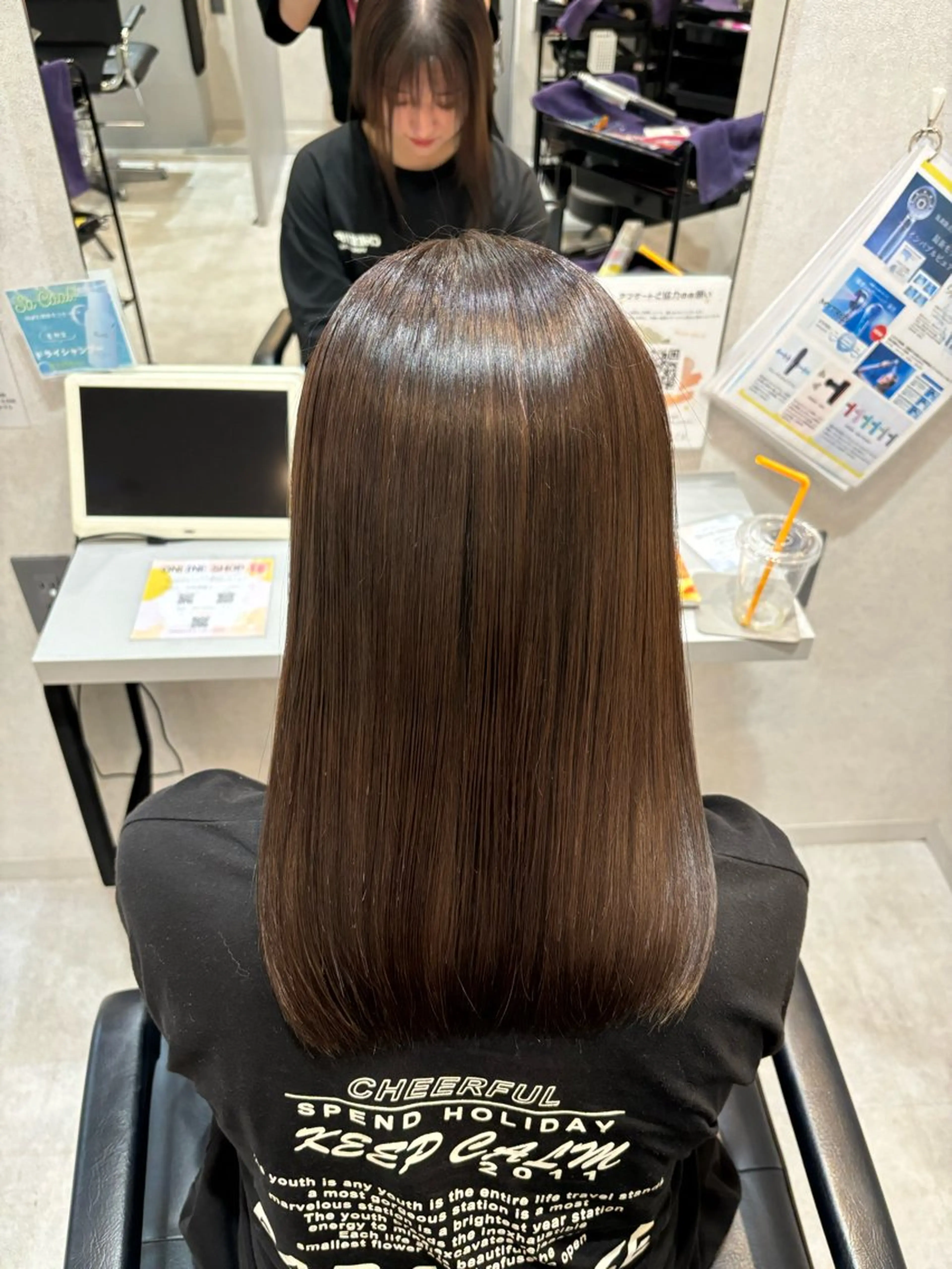 ミディアム 西梅田/髪質改善特化 さくら🌸のヘアスタイル