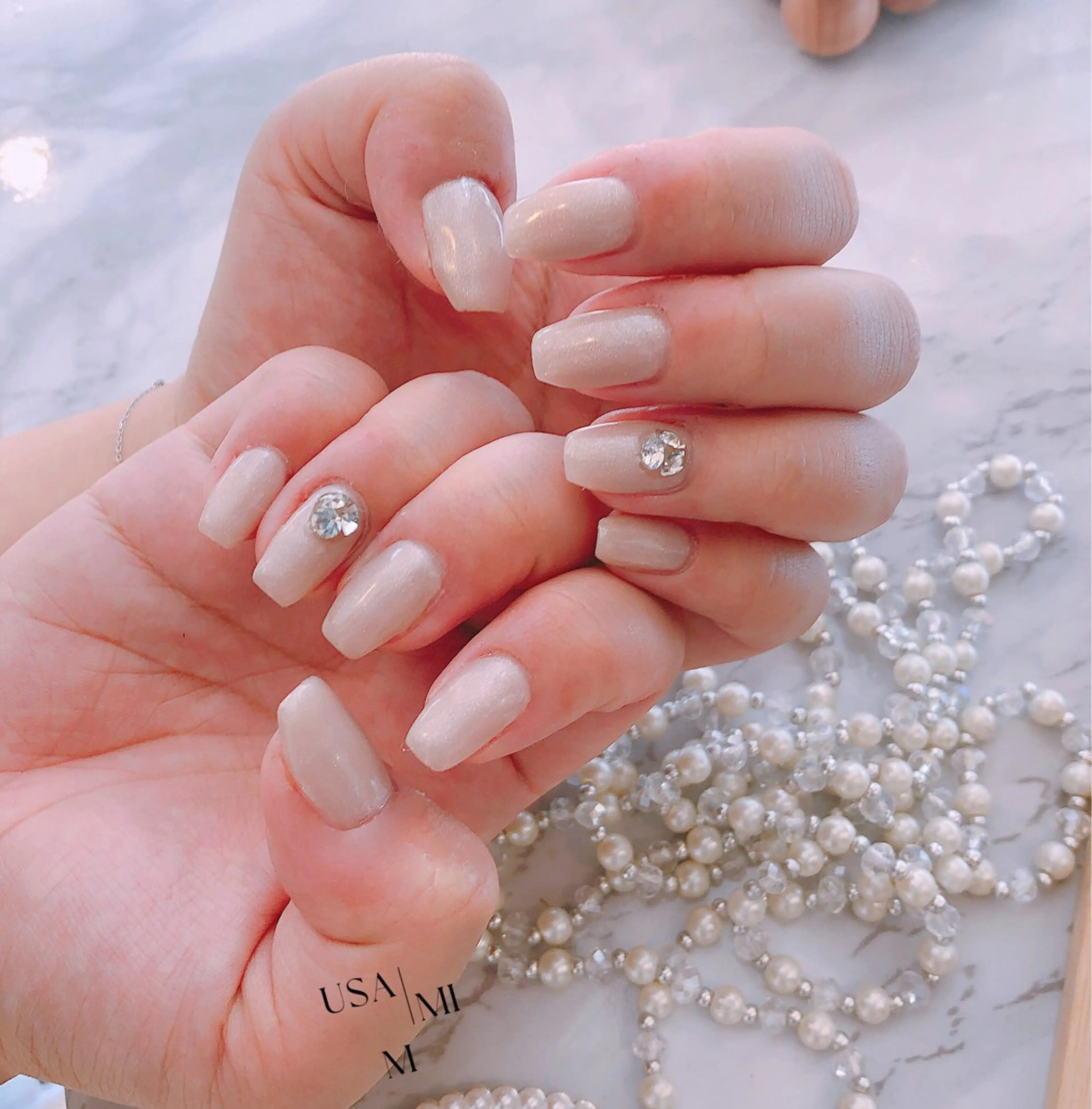 ネイル ハンドネイル USAMiMi 🐰💕のネイルデザイン