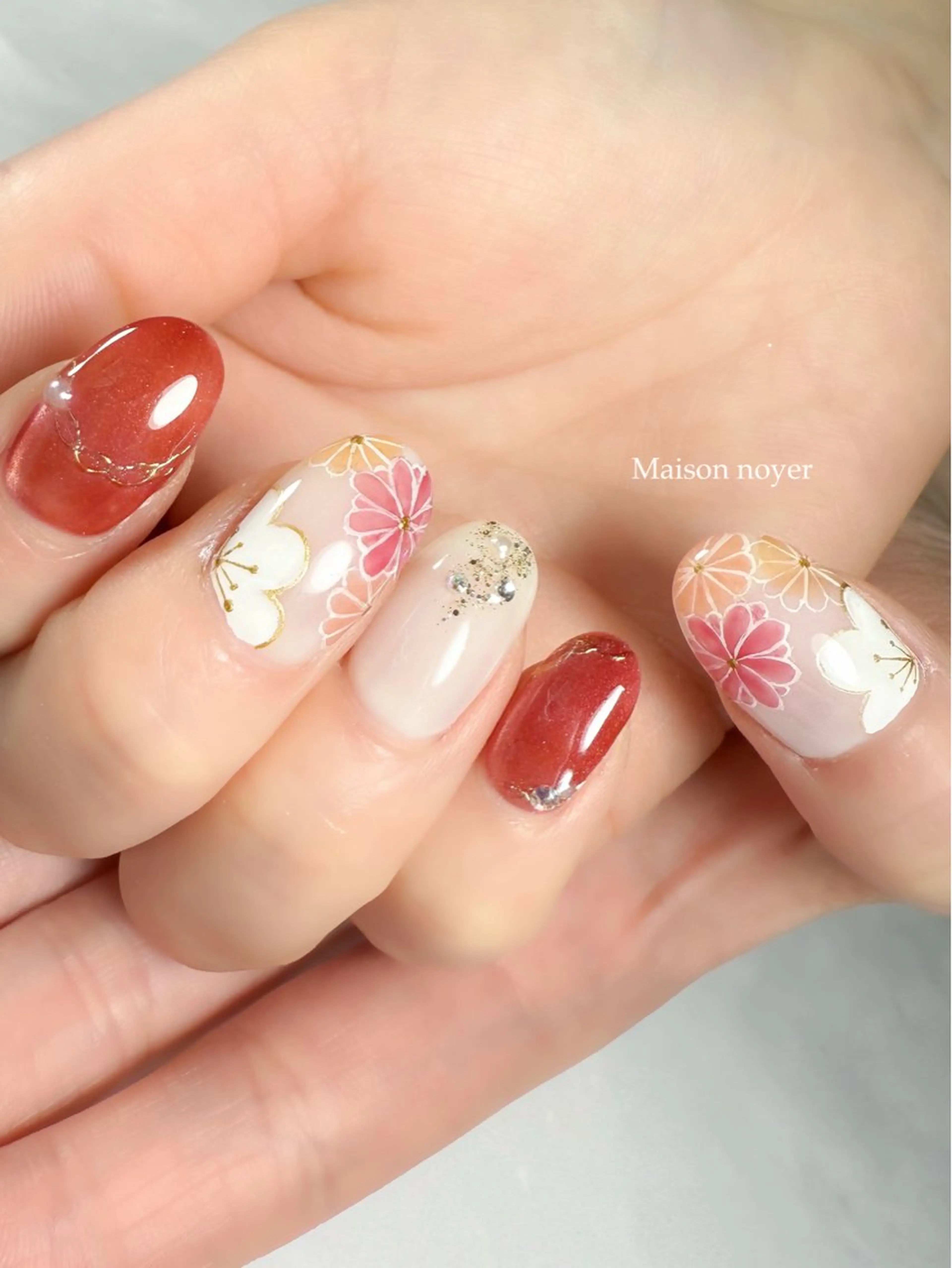 ネイル ハンドネイル Maison noyerのネイルデザイン