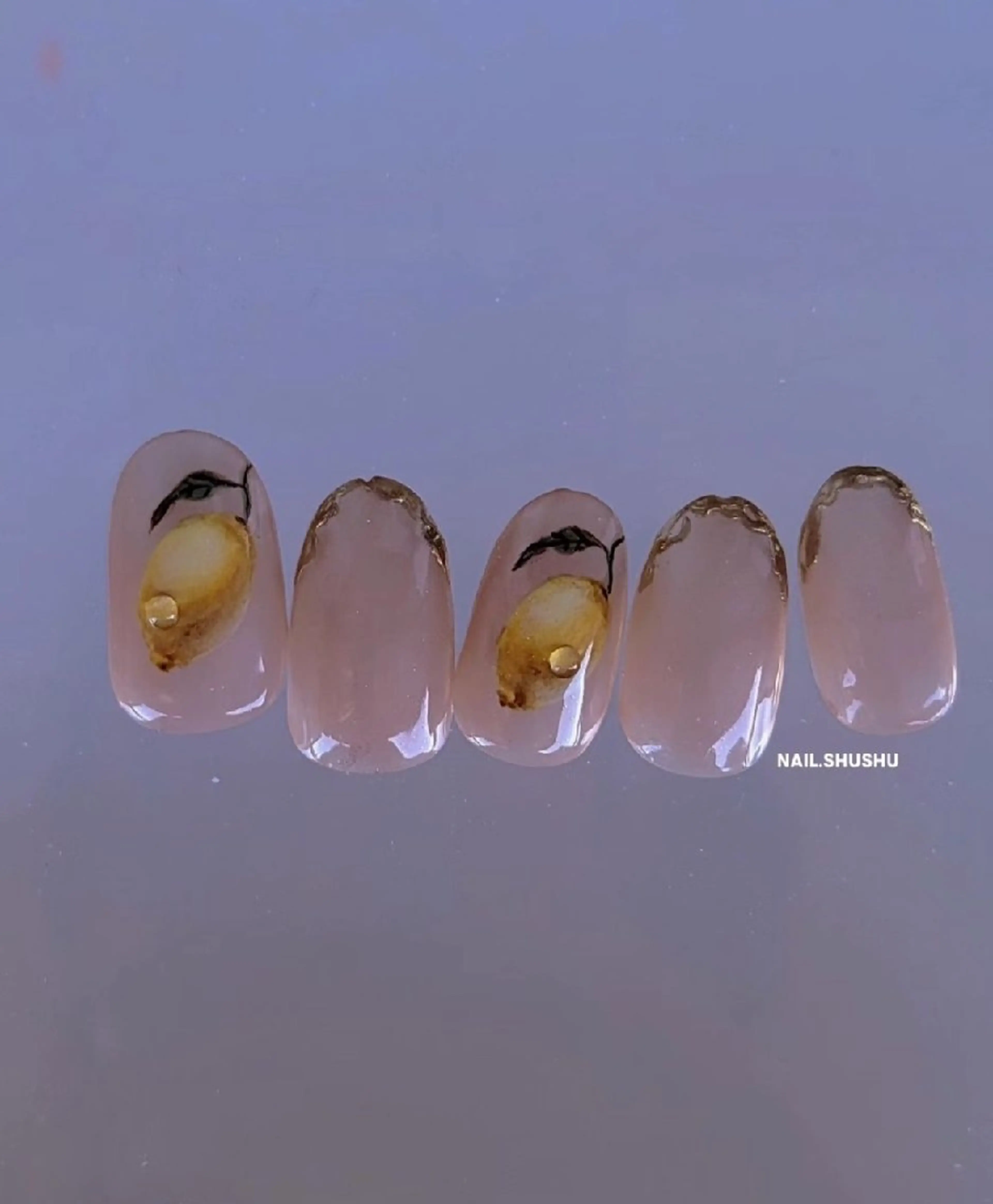 ネイル ハンドネイル 3dパーツ/流行り 👧shushu❤️のネイルデザイン