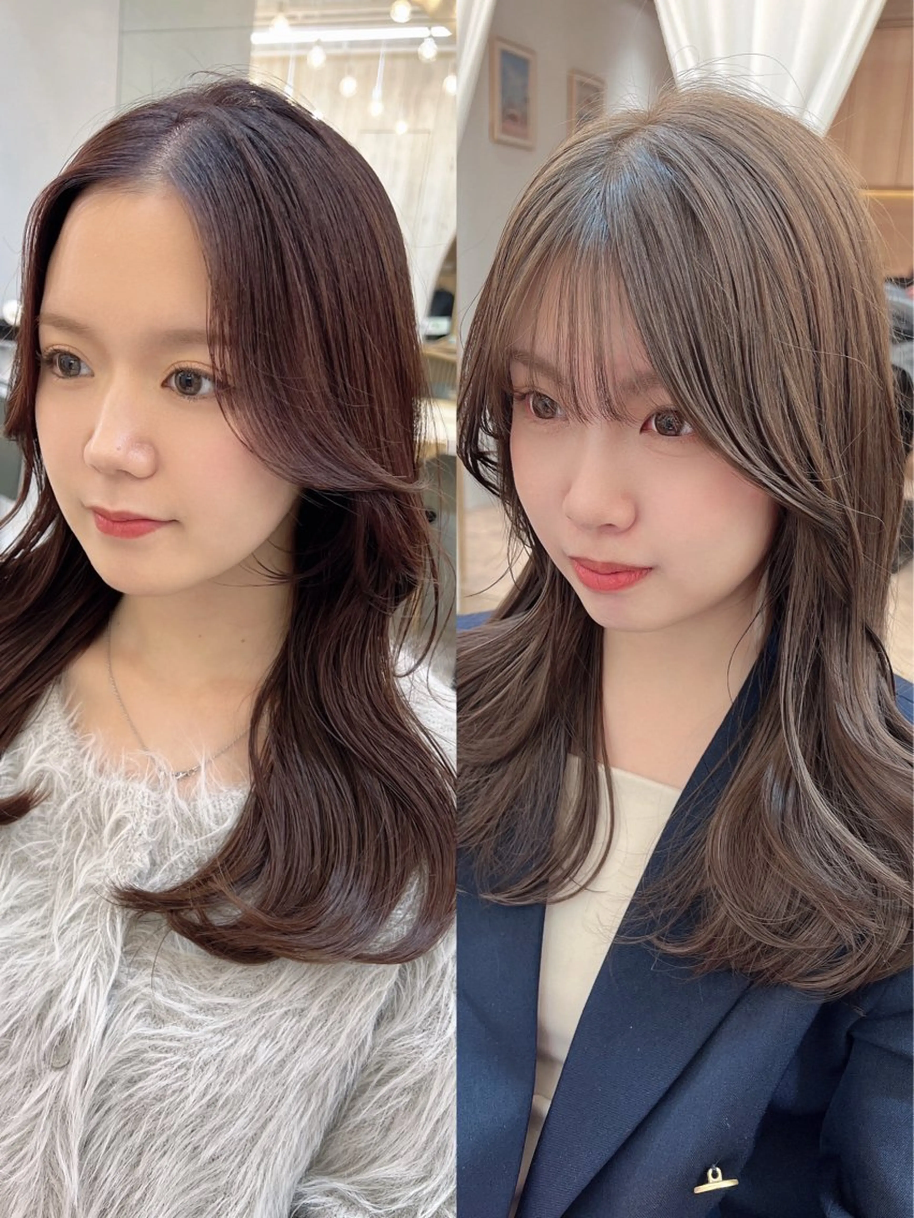 🦋韓国風顔まわりカット🦋すぐに韓国風になれる顔周りカット+顔周り巻き方レクチャー♡の写真