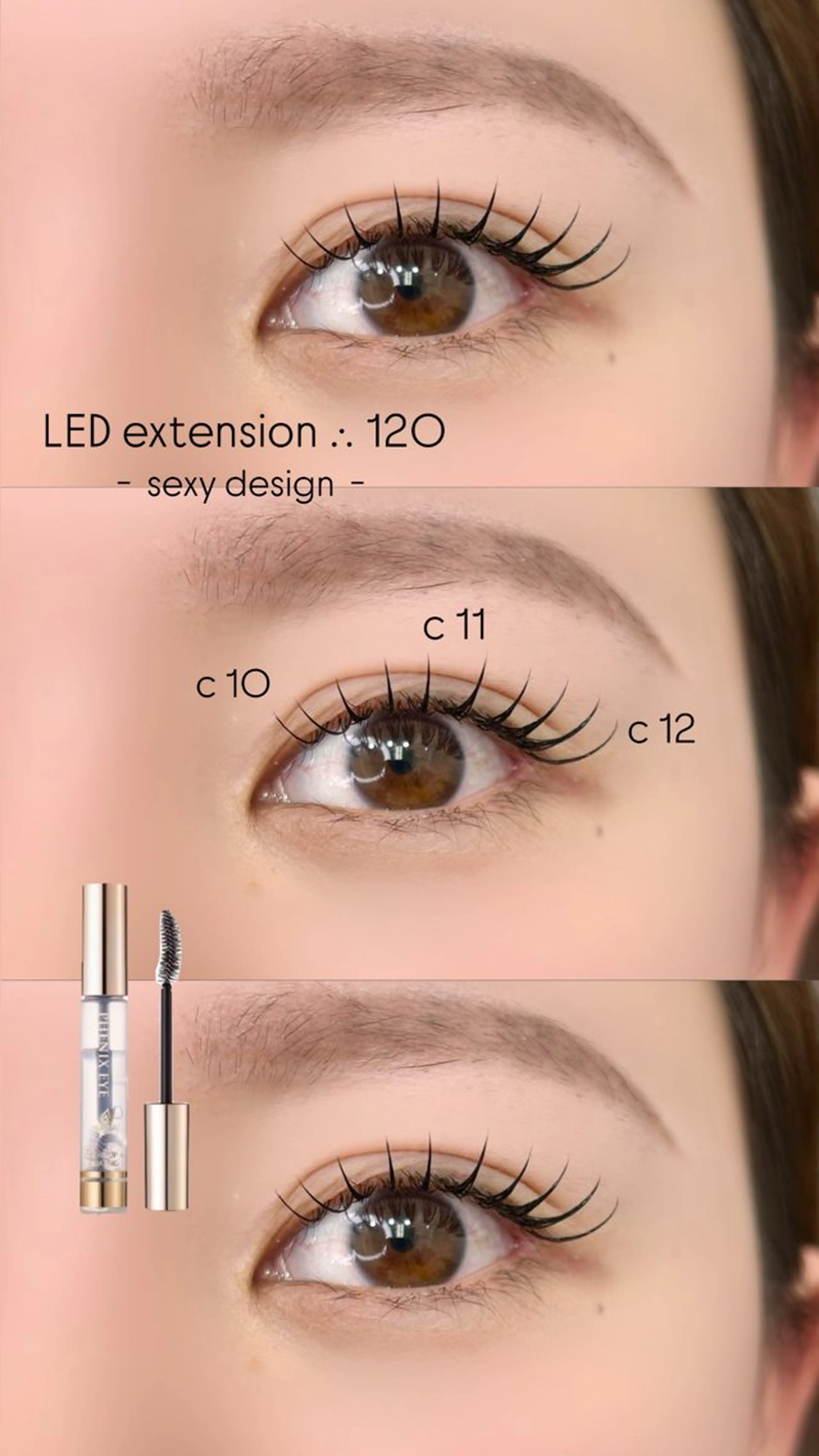 マツエク・マツパ マツエク mila ⏾ conのマツエク・マツパデザイン