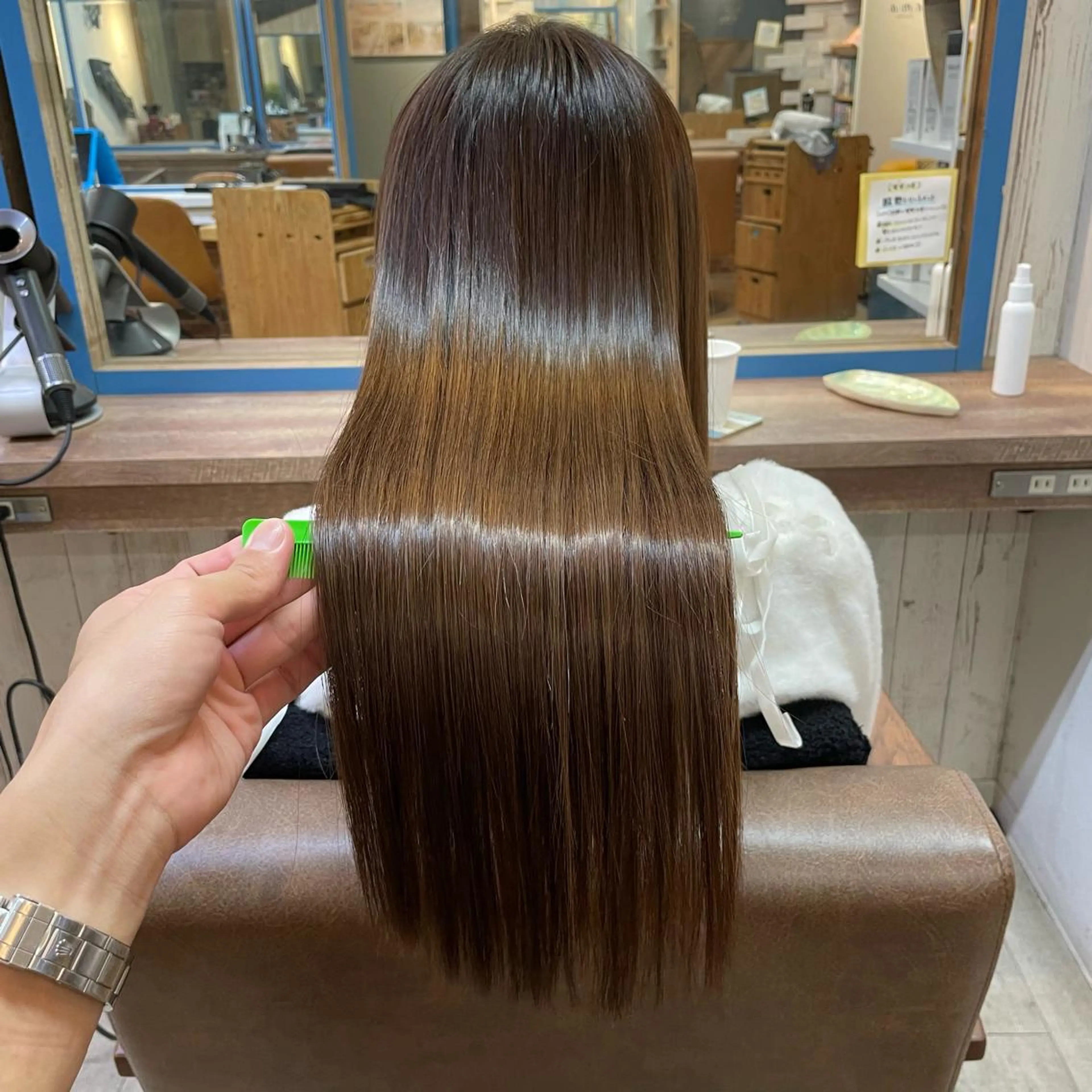 ミディアム トリートメント 酸熱トリートメント 縮毛矯正 山本 陸央のヘアスタイル