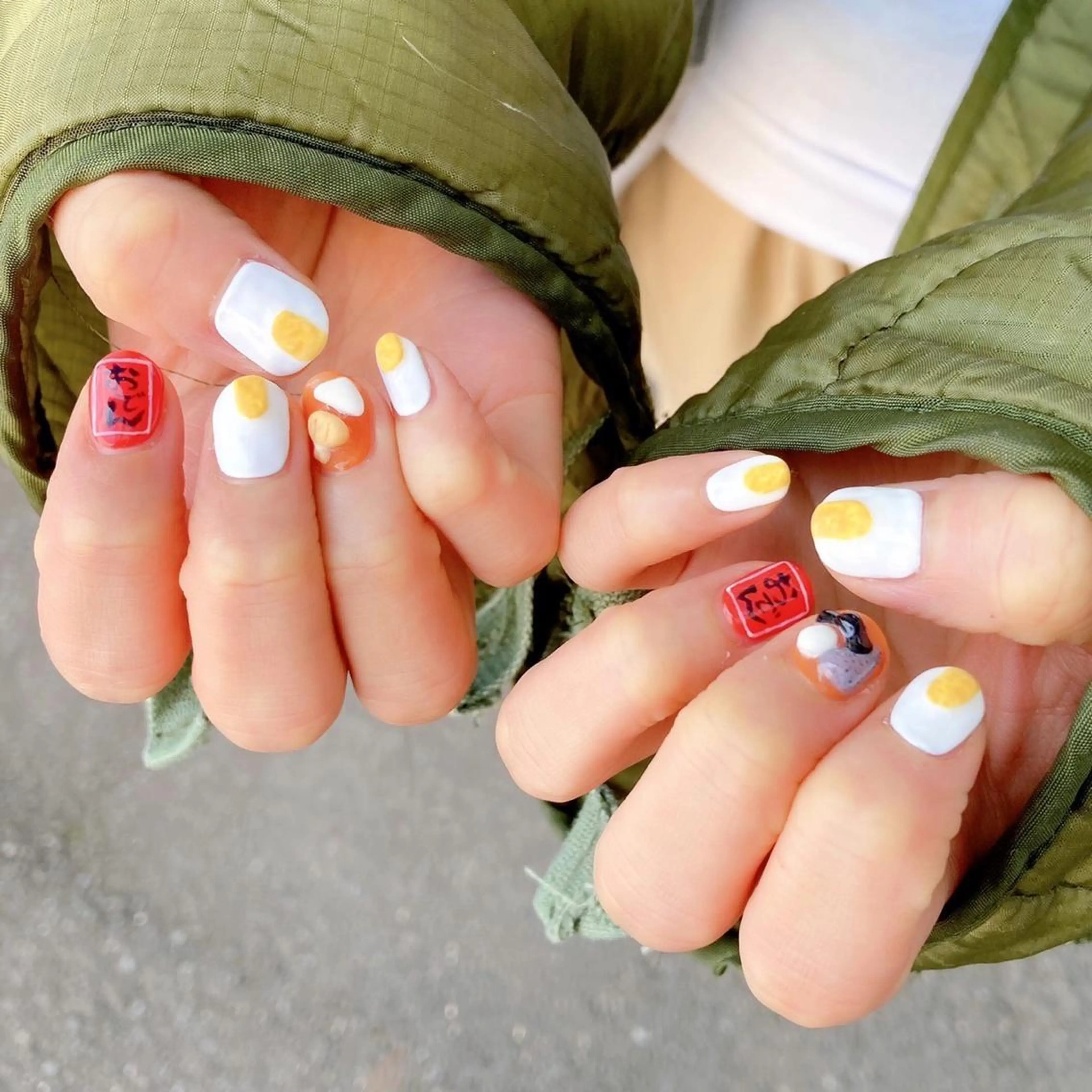 ネイル ジェルネイル パラジェル 冬ネイル ハンドネイル Salon Ｋのネイルデザイン