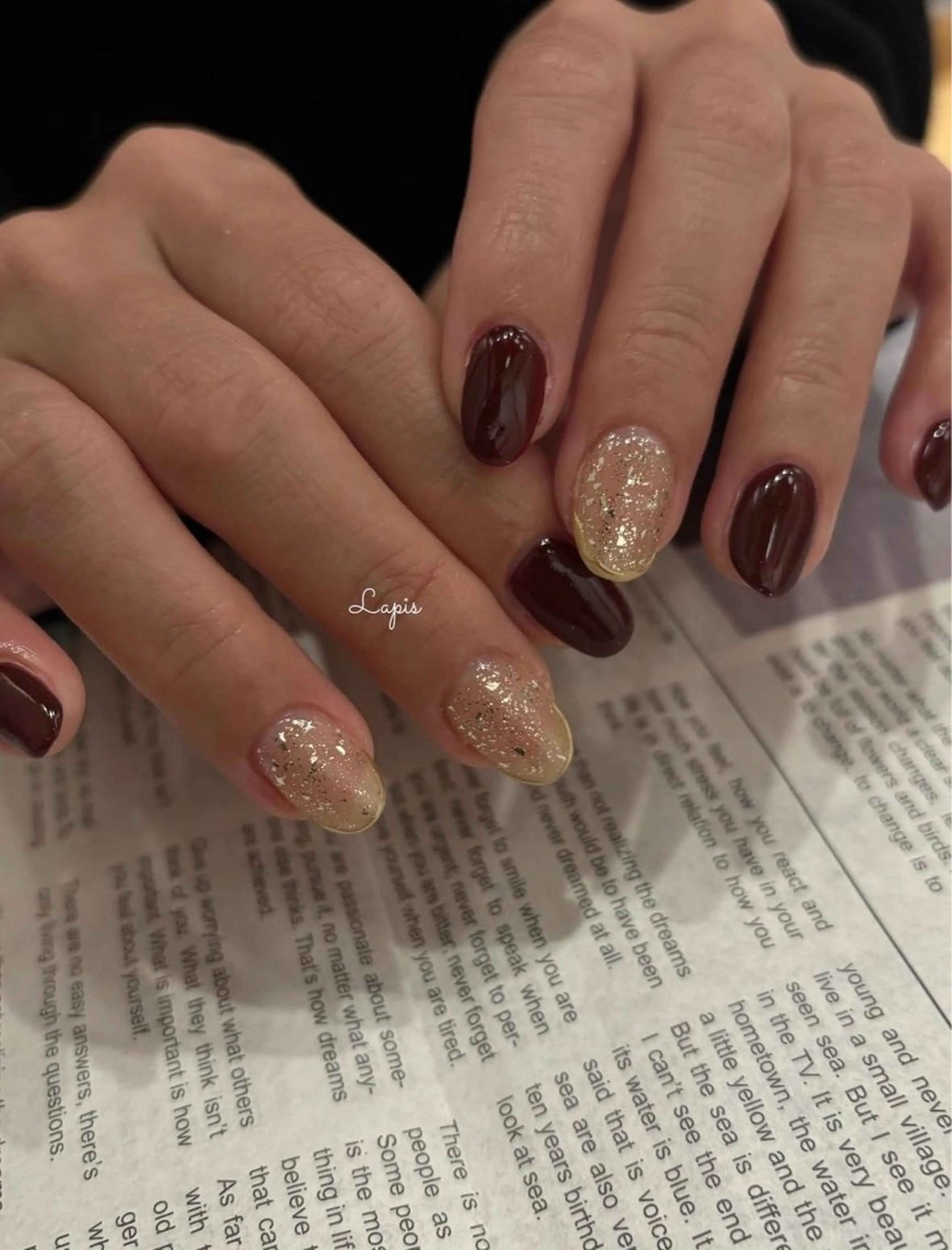 ネイル ハンドネイル Lapis *のネイルデザイン