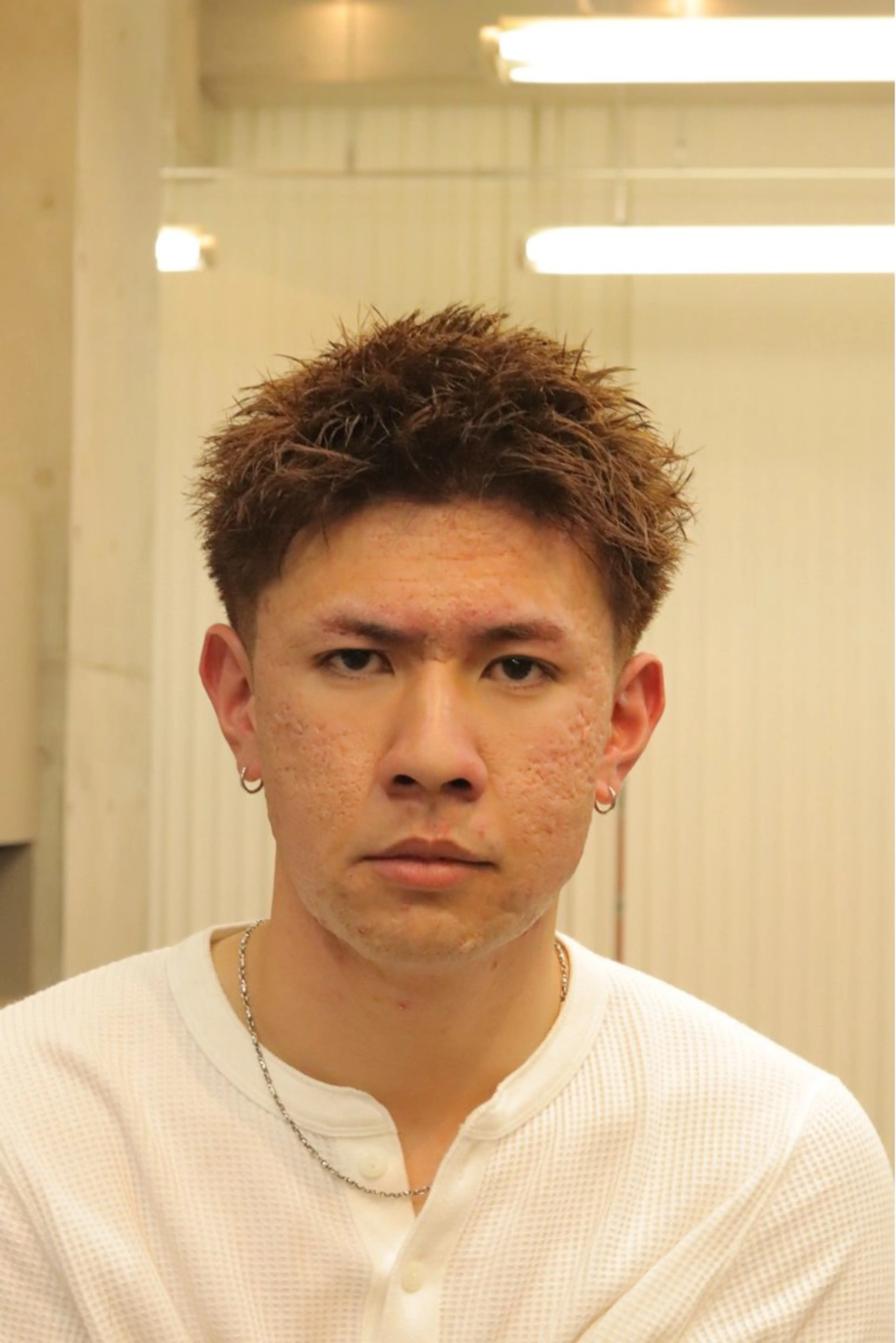 ショート パーマ メンズ カット 山口 陽平のヘアスタイル