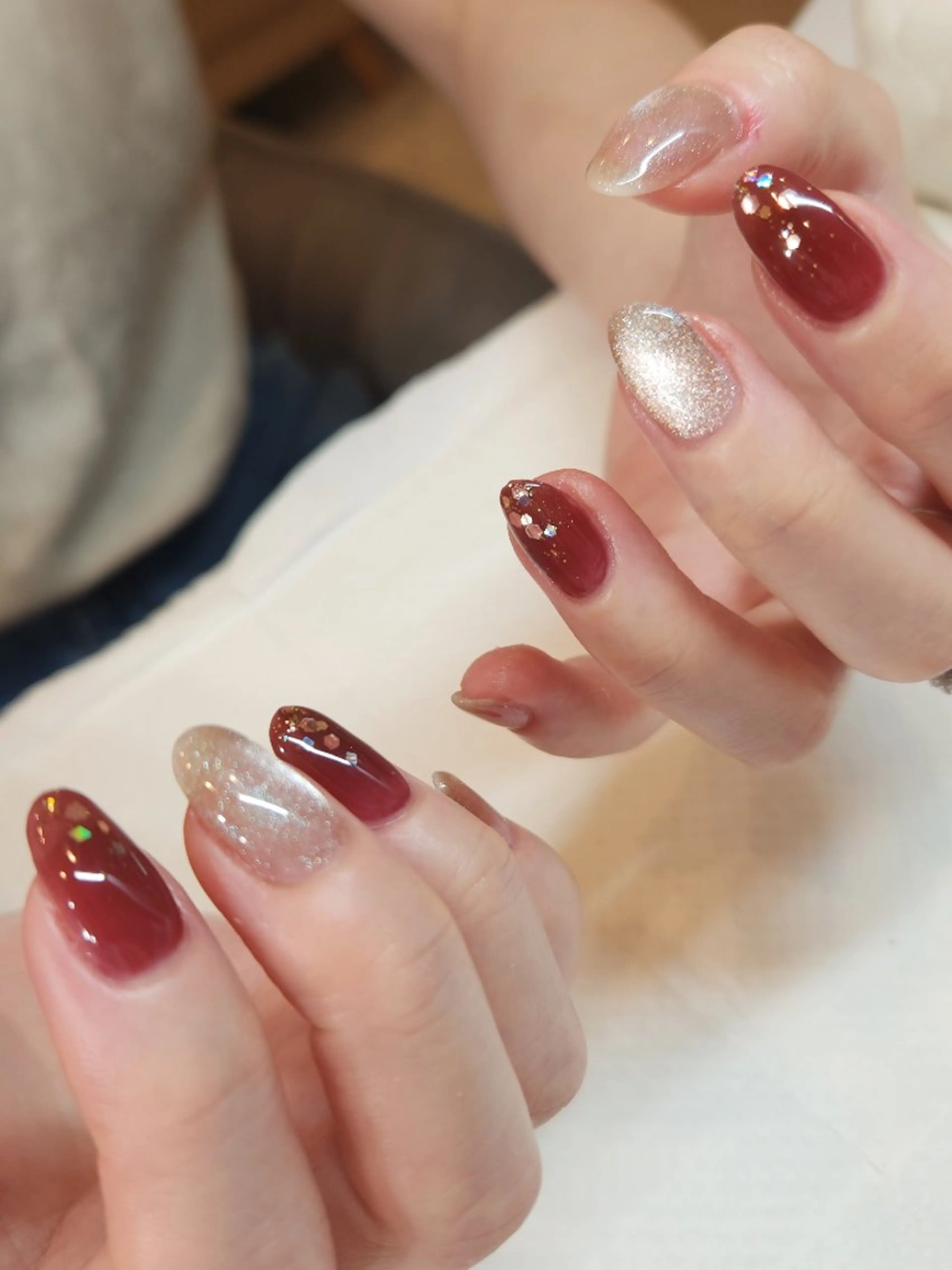 ネイル カジュアル マグネットネイル ハンドネイル Non.中目黒nail所属・NailSalon N.中目黒のネイルデザイン