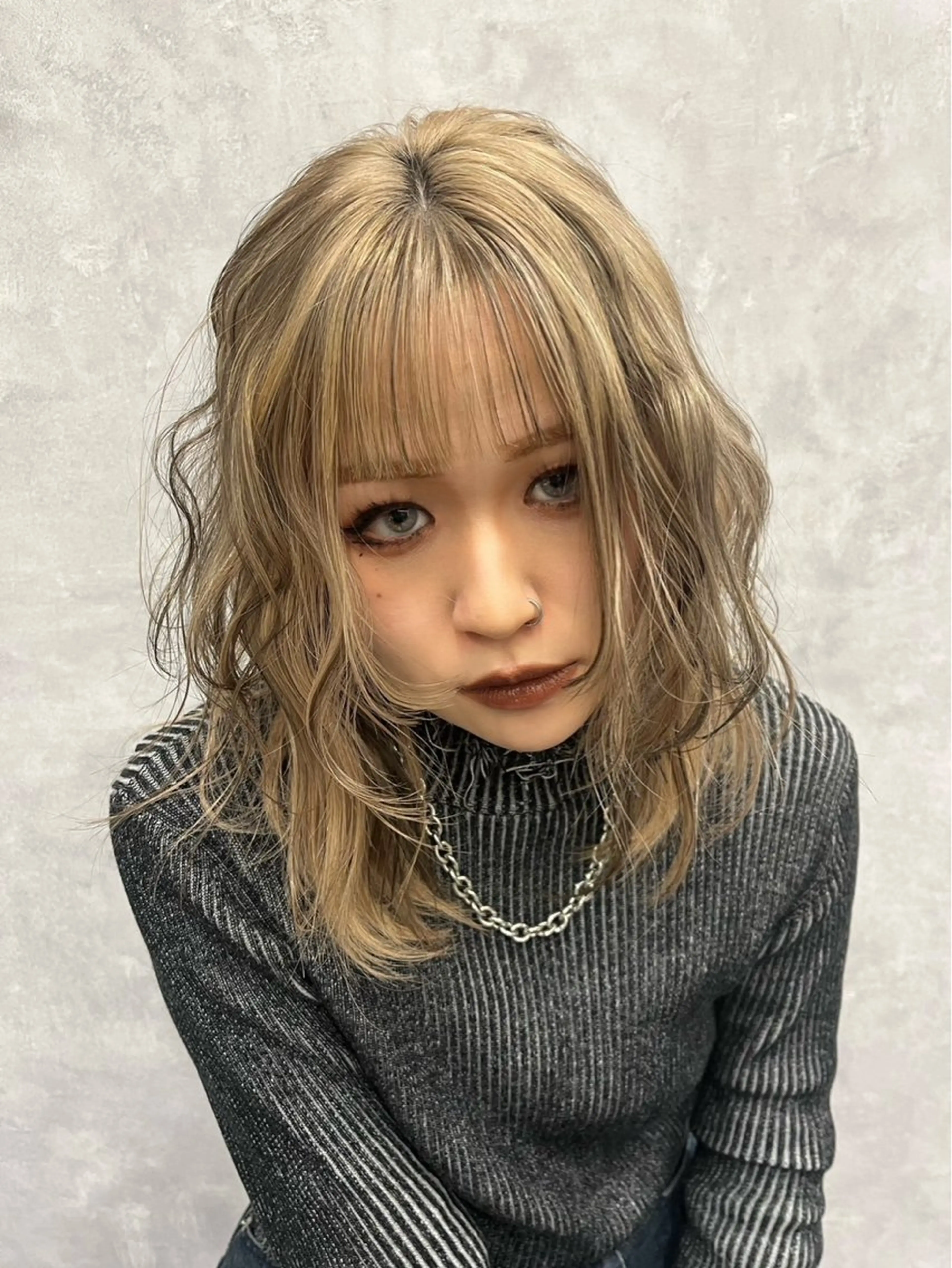 セミロング カラー レイヤーカット /konomiのヘアスタイル