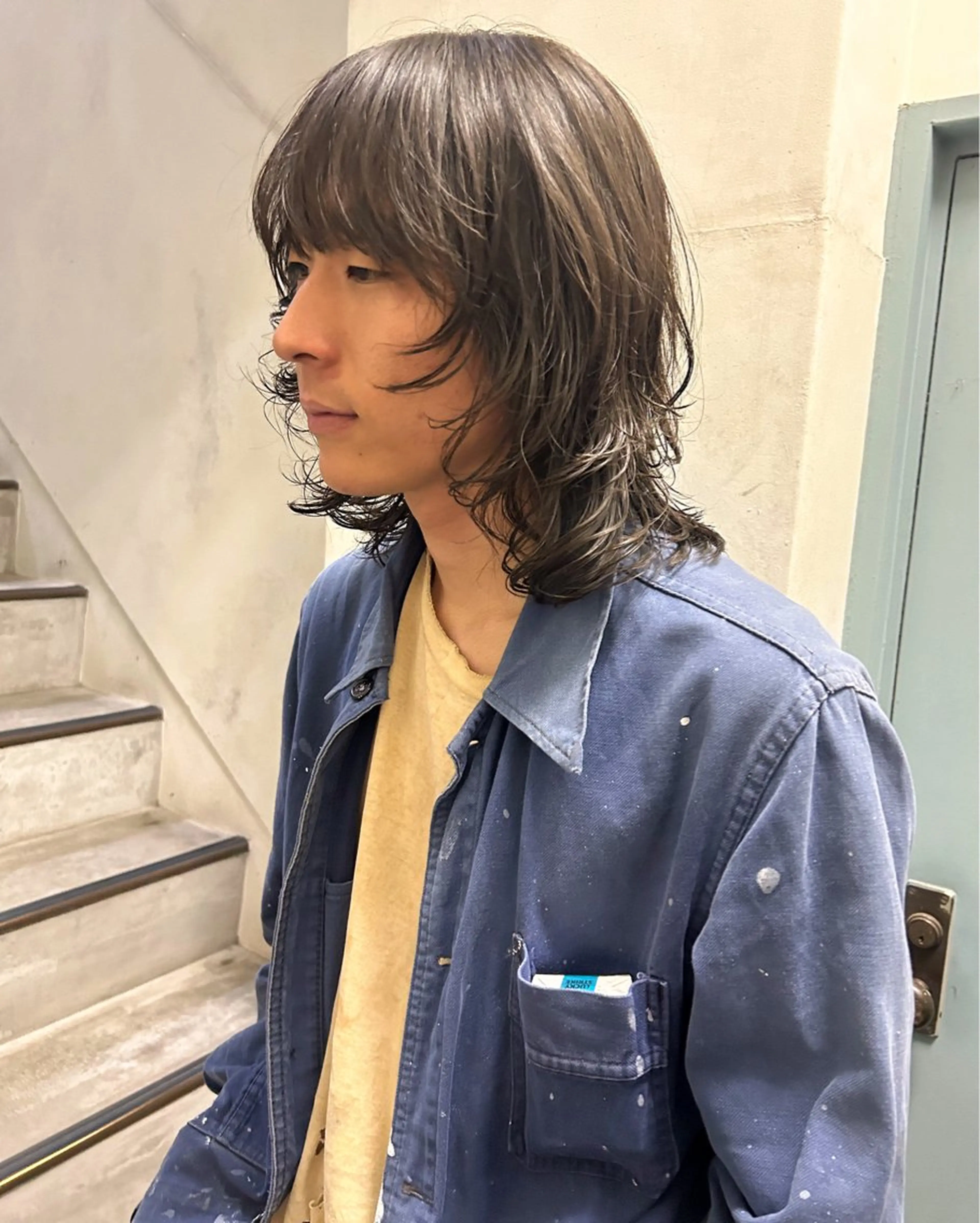 ミディアム メンズ 原 瑞希のヘアスタイル