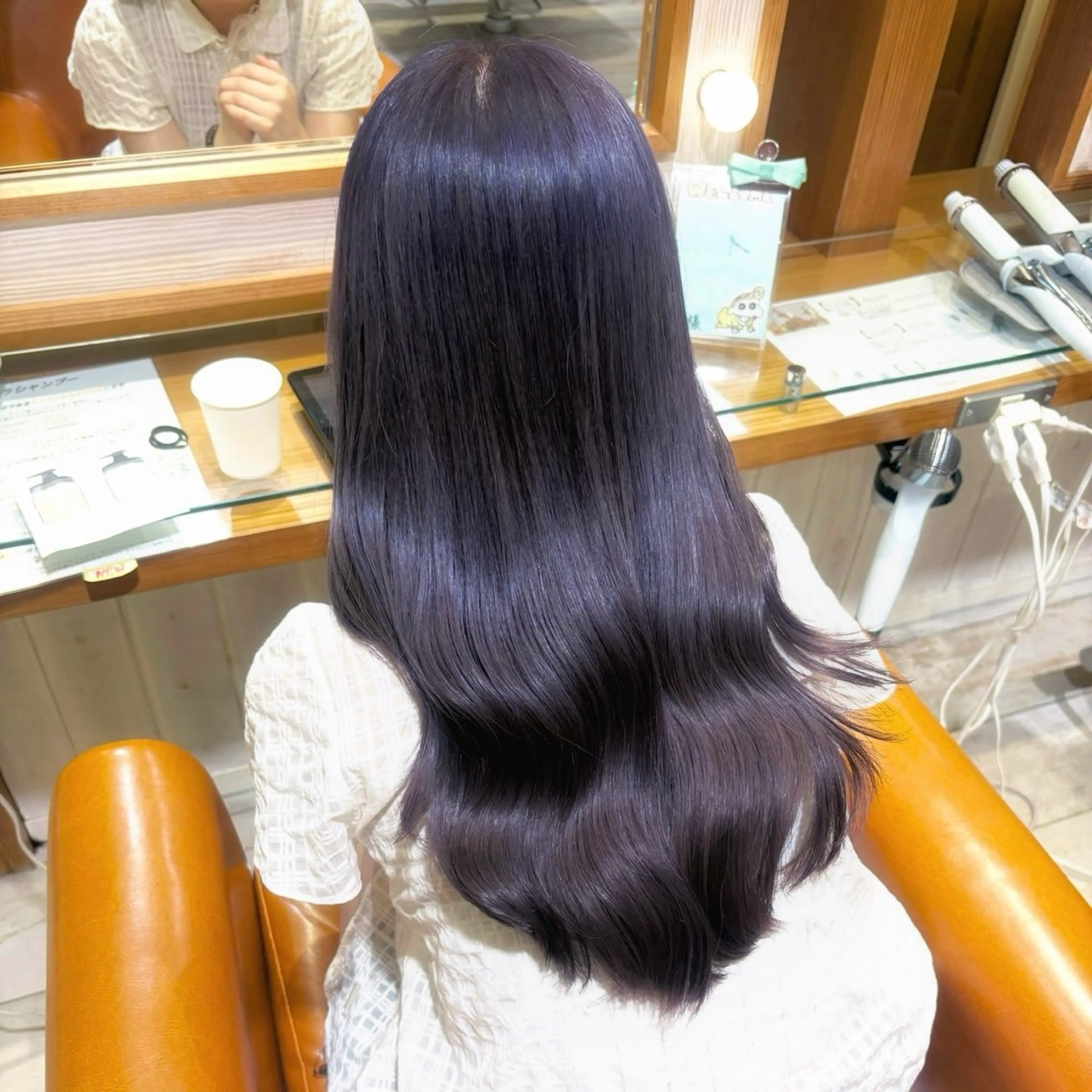 ロング カラー ブリーチ ラベンダーカラー バイオレットカラー 🌸小島友梨香🌸 ブリーチカラーのヘアスタイル
