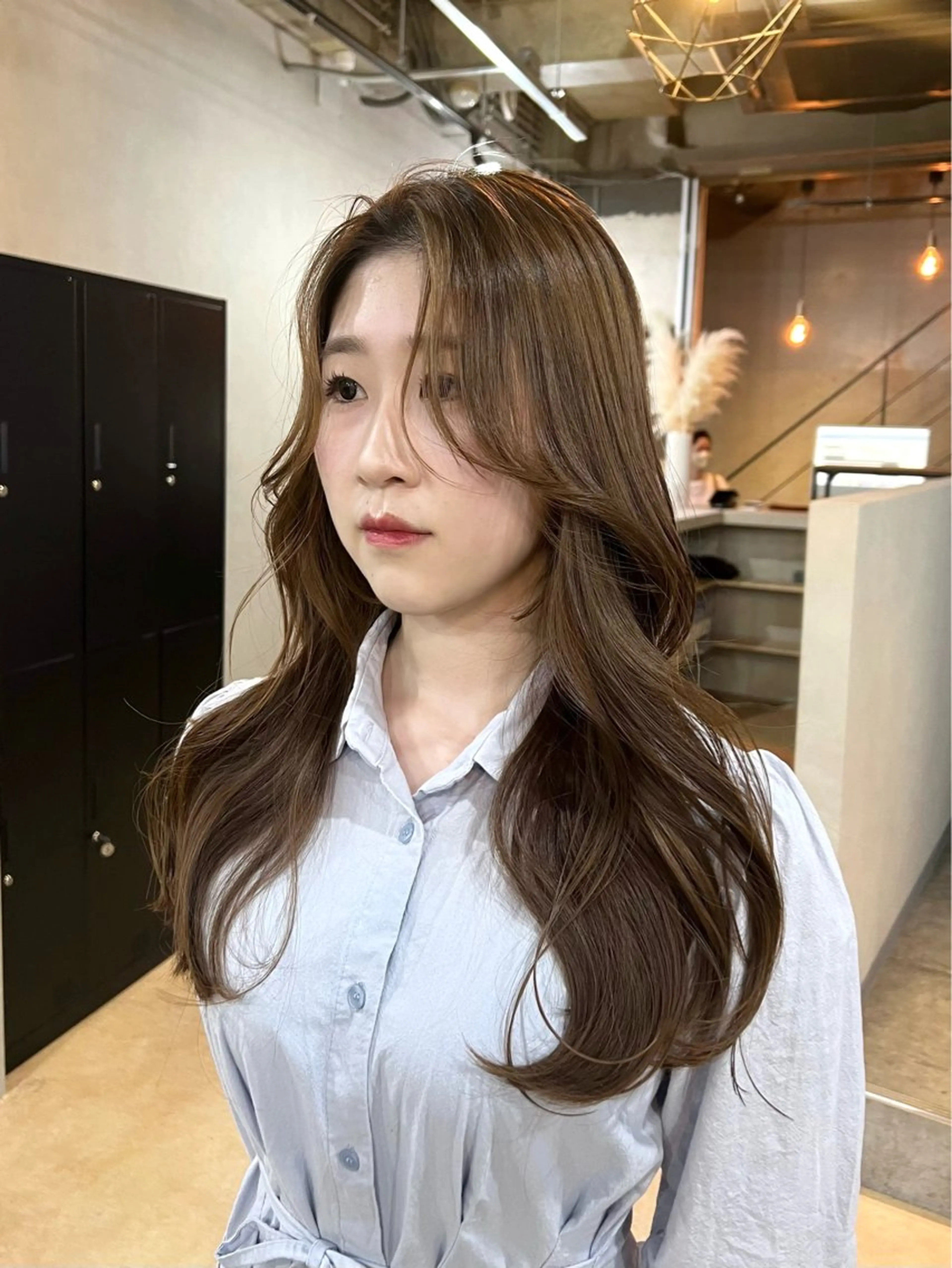 ロング ヘアカラー トリートメント 店長/レイヤーカット /大東悠生のヘアスタイル