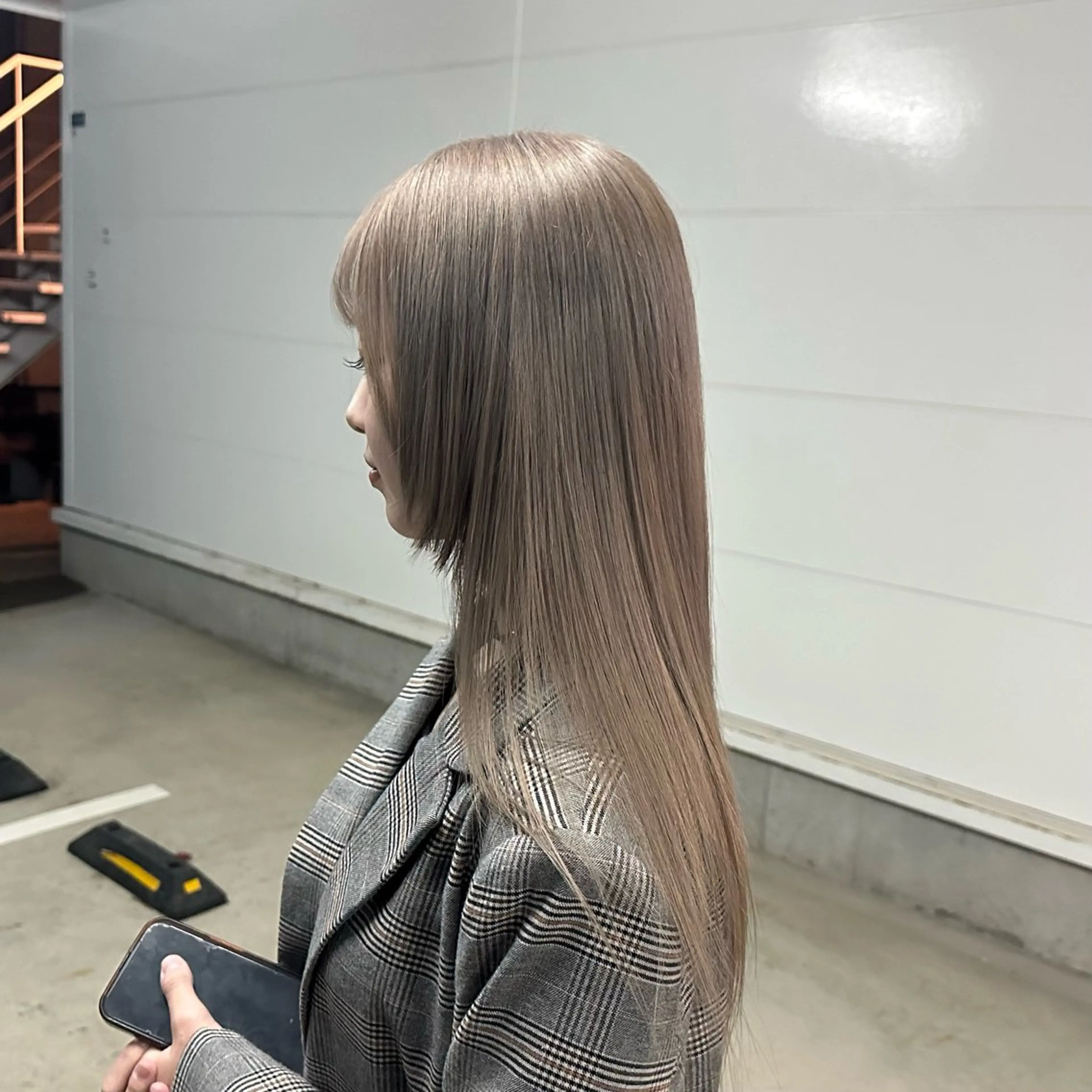 セミロング ヘアカラー ブリーチ屋さん🍀 ブリーチ矯正・あずみのヘアスタイル