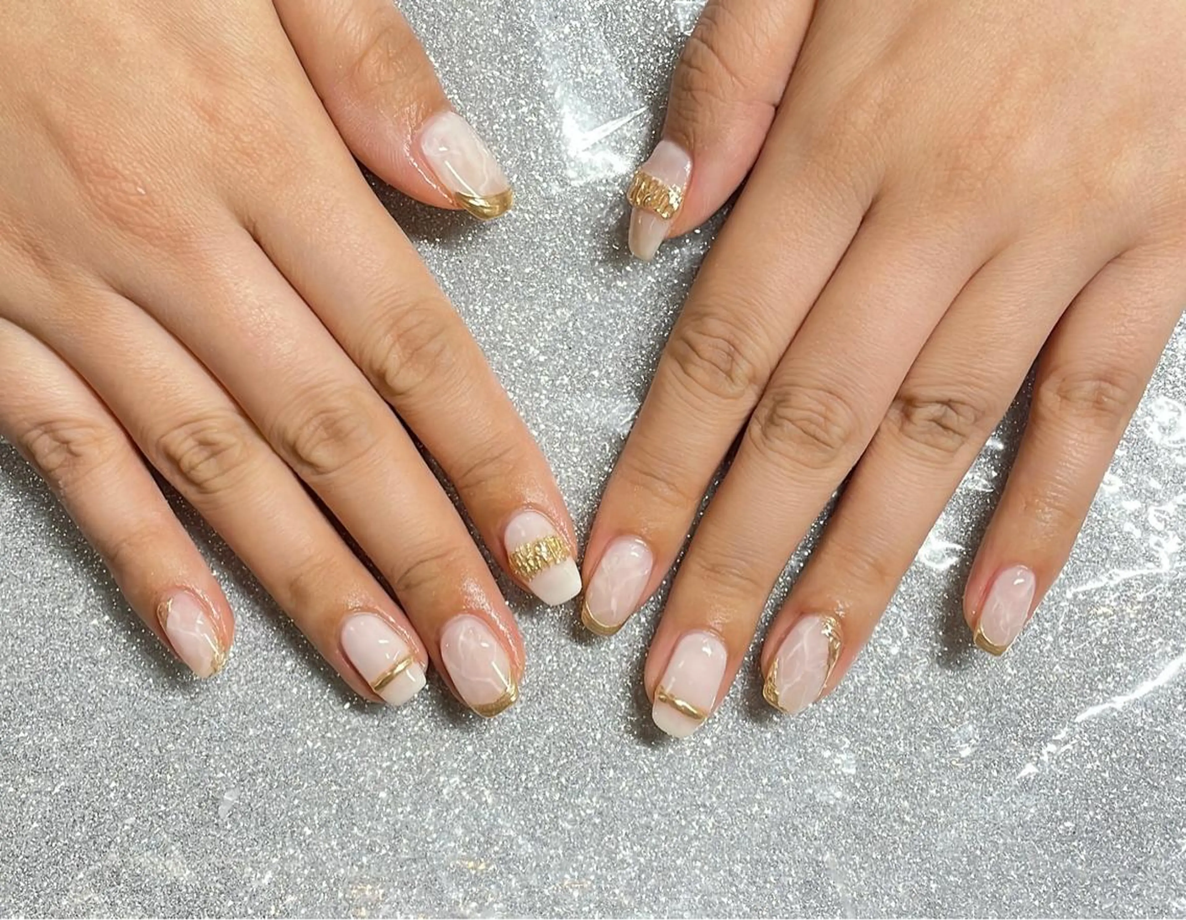 ネイル ハンドネイル VIERU 🌈🎀💖のネイルデザイン