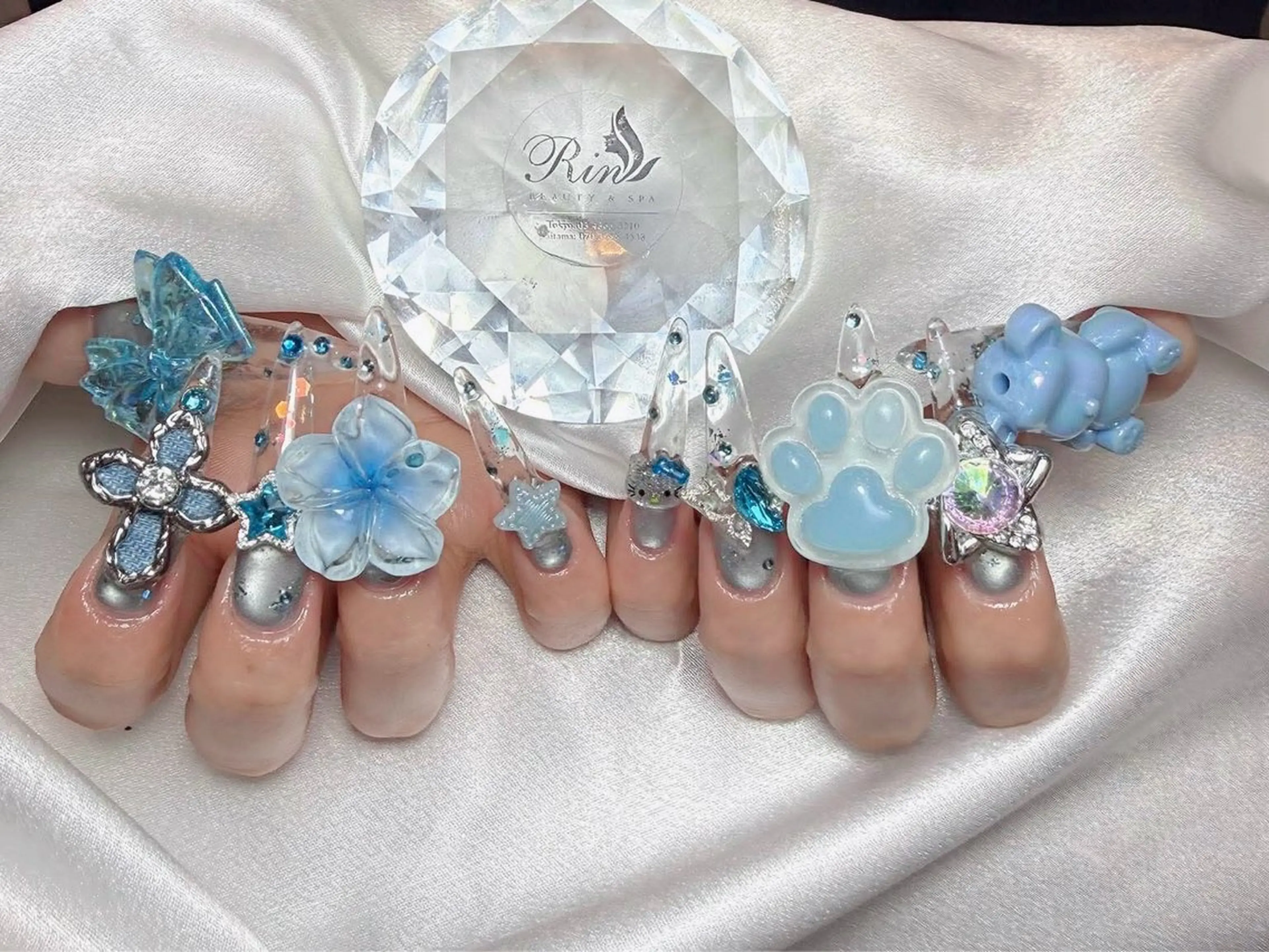 ネイル オフィスネイル シンプルネイル ワンホンネイル ブライダルネイル リサ ネイルサロンのネイルデザイン