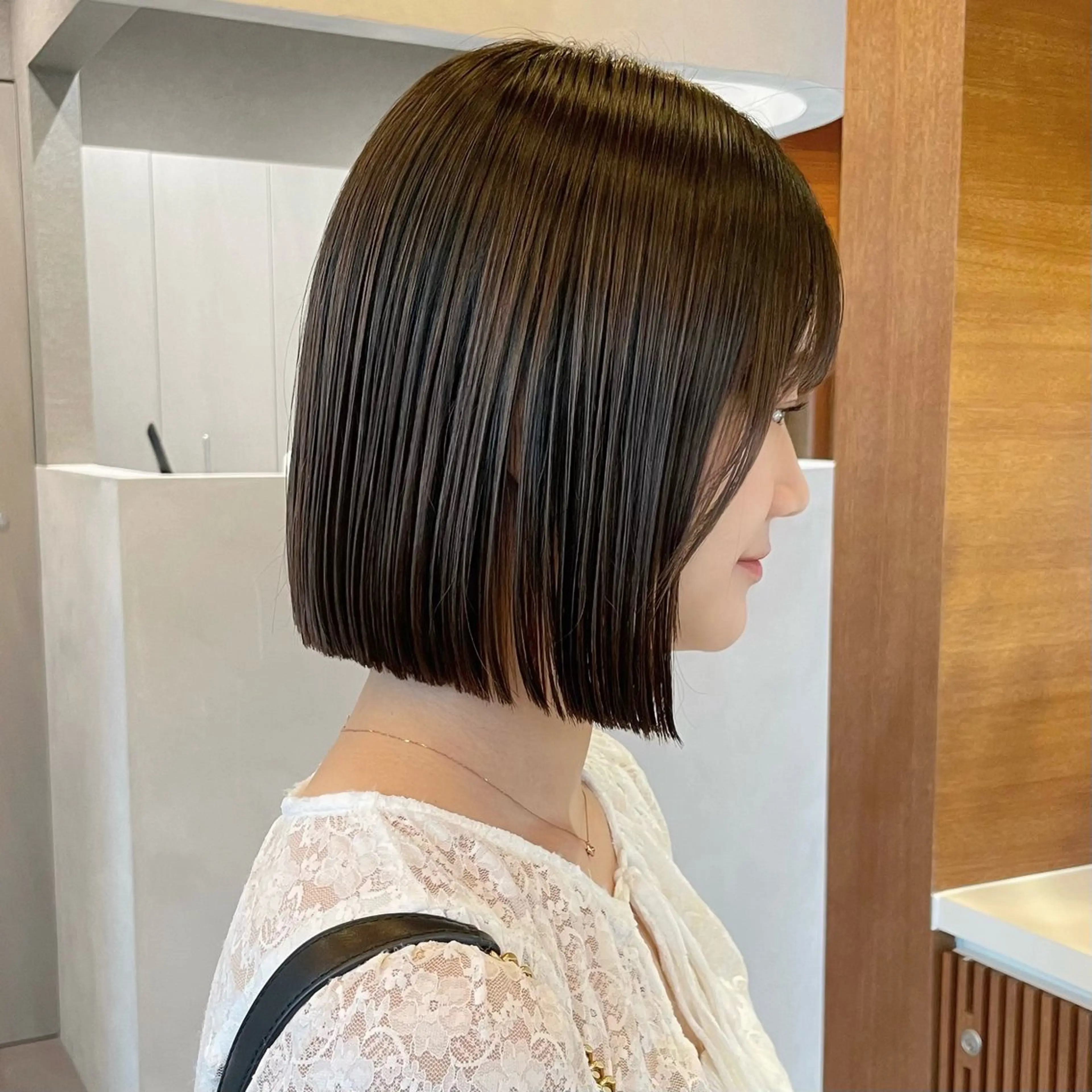 ❤️🔥期間限定❤️🔥韓国風似合わせカット➕艶カラー➕内部補修3stepトリートメント✨《ボブ/レイヤー/顔周り》の写真