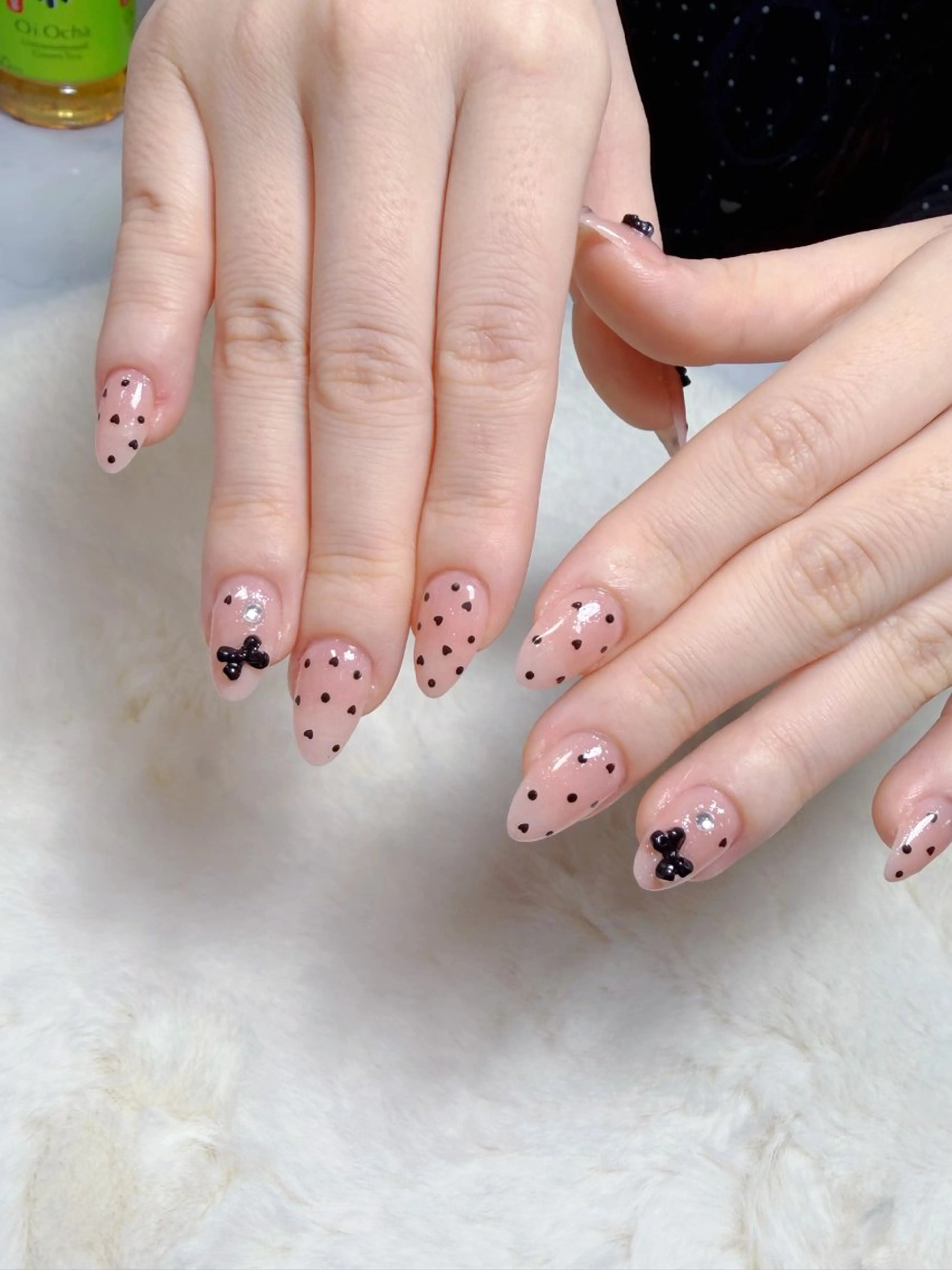 ネイル フラワーネイル 韓国ネイル 持ち込み 春ネイル ワンホンネイル ハンドネイル Huyn Nail Shinjyukuのネイルデザイン
