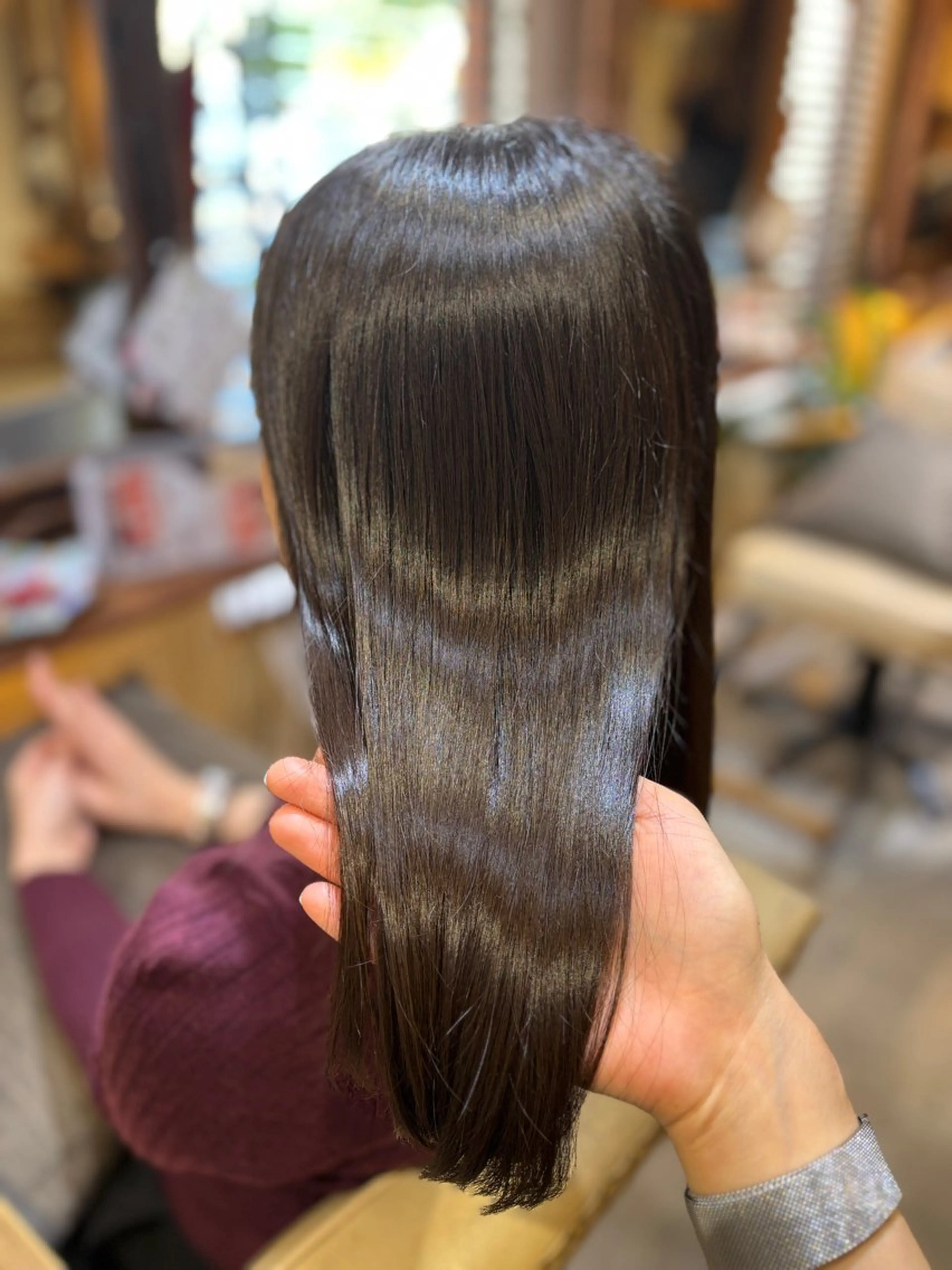 ロング カット ヘアカラー トリートメント ヘッドスパ putri店長 和田鈴采のヘアスタイル