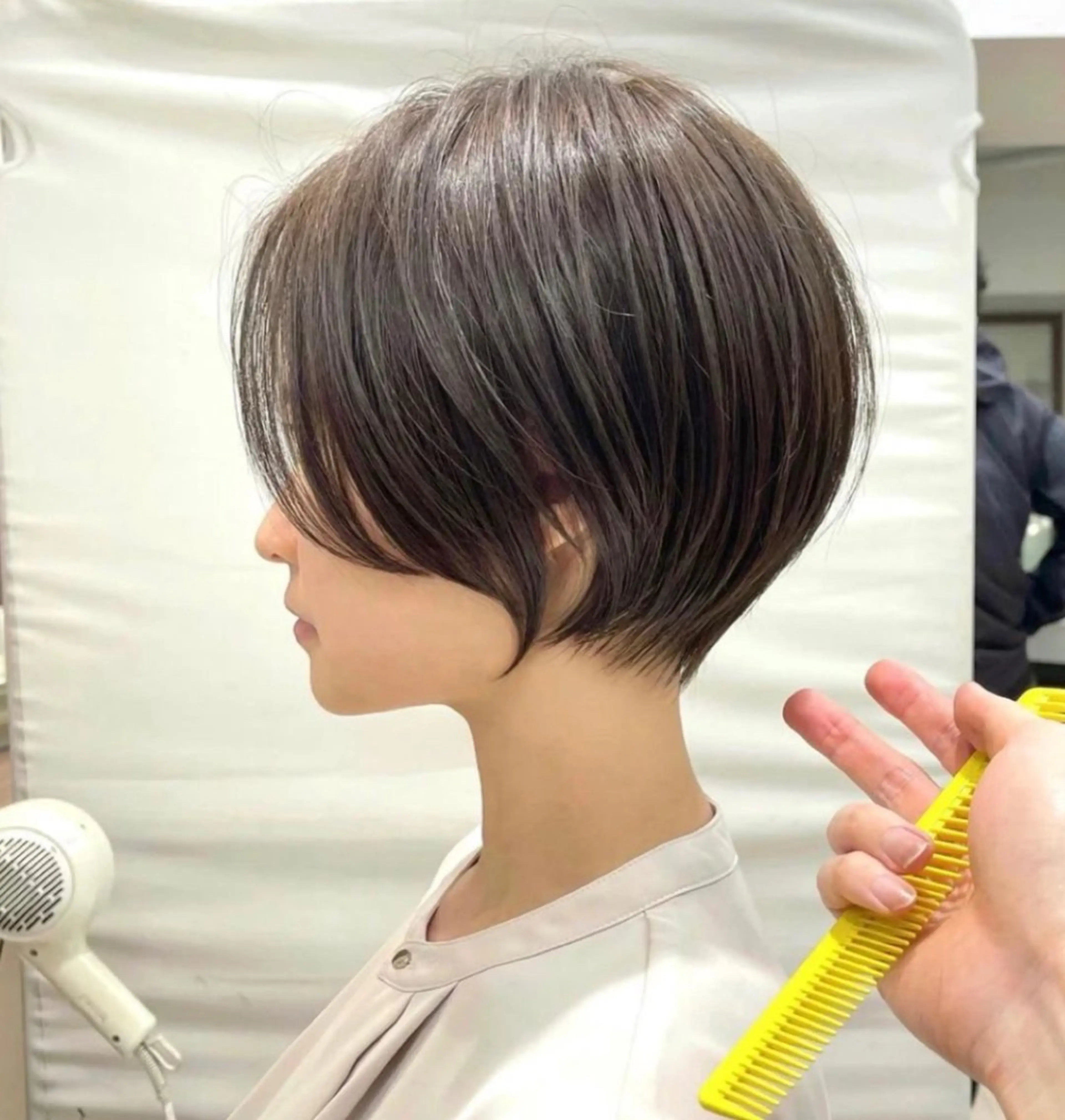 ショート 名古屋/大須/ カットモデル/なつみのヘアスタイル