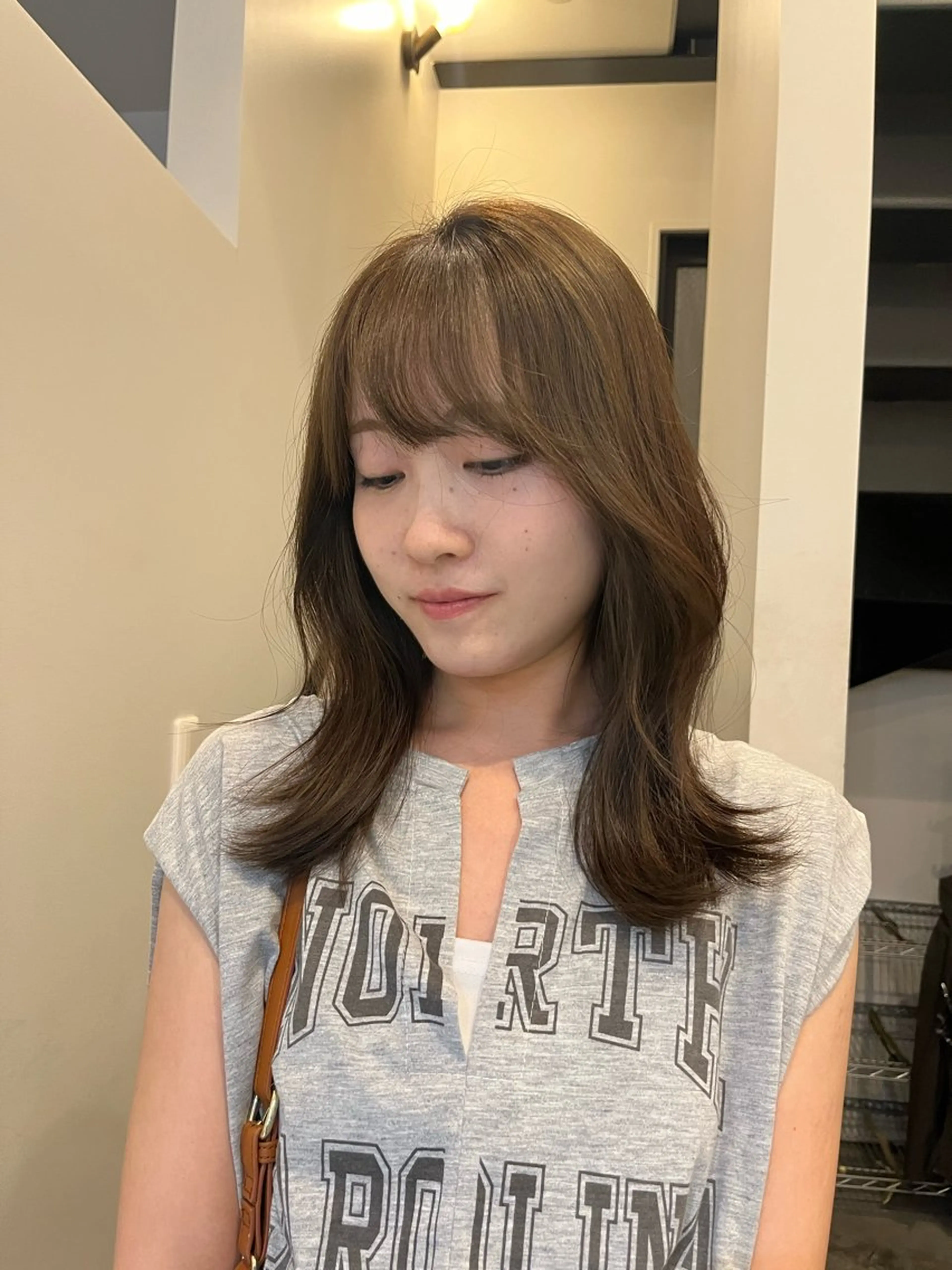 セミロング ハイトーン指名No. 1/レイヤー/みさきのヘアスタイル