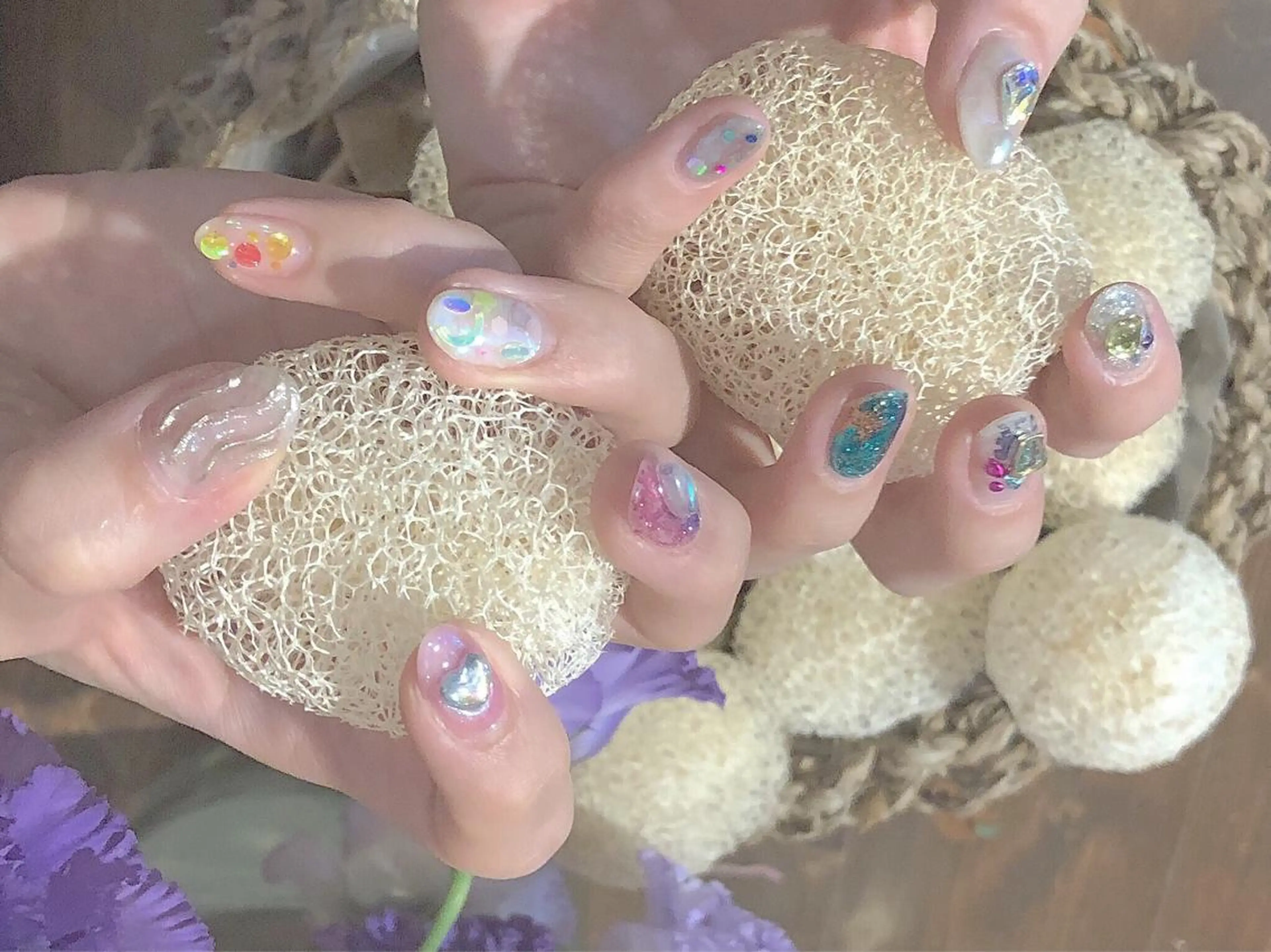 ネイル キラキラネイル 夏ネイル ハンドネイル NUI所属・asa 【nui】のその他イメージ