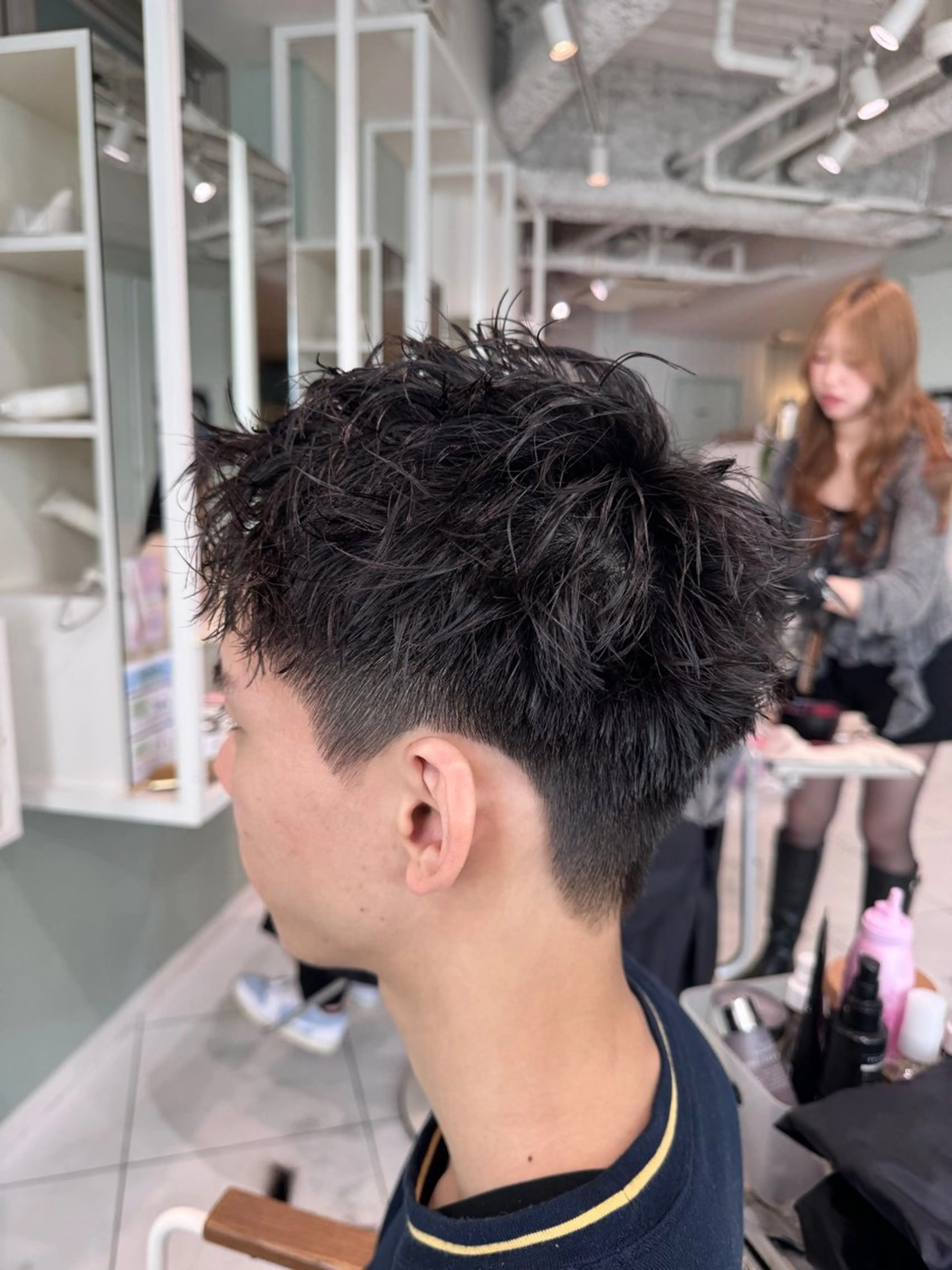 パーマ メンズ カット パーマ トリートメント トレンドヘア/メンズ パーマ/下村 伯のヘアスタイル