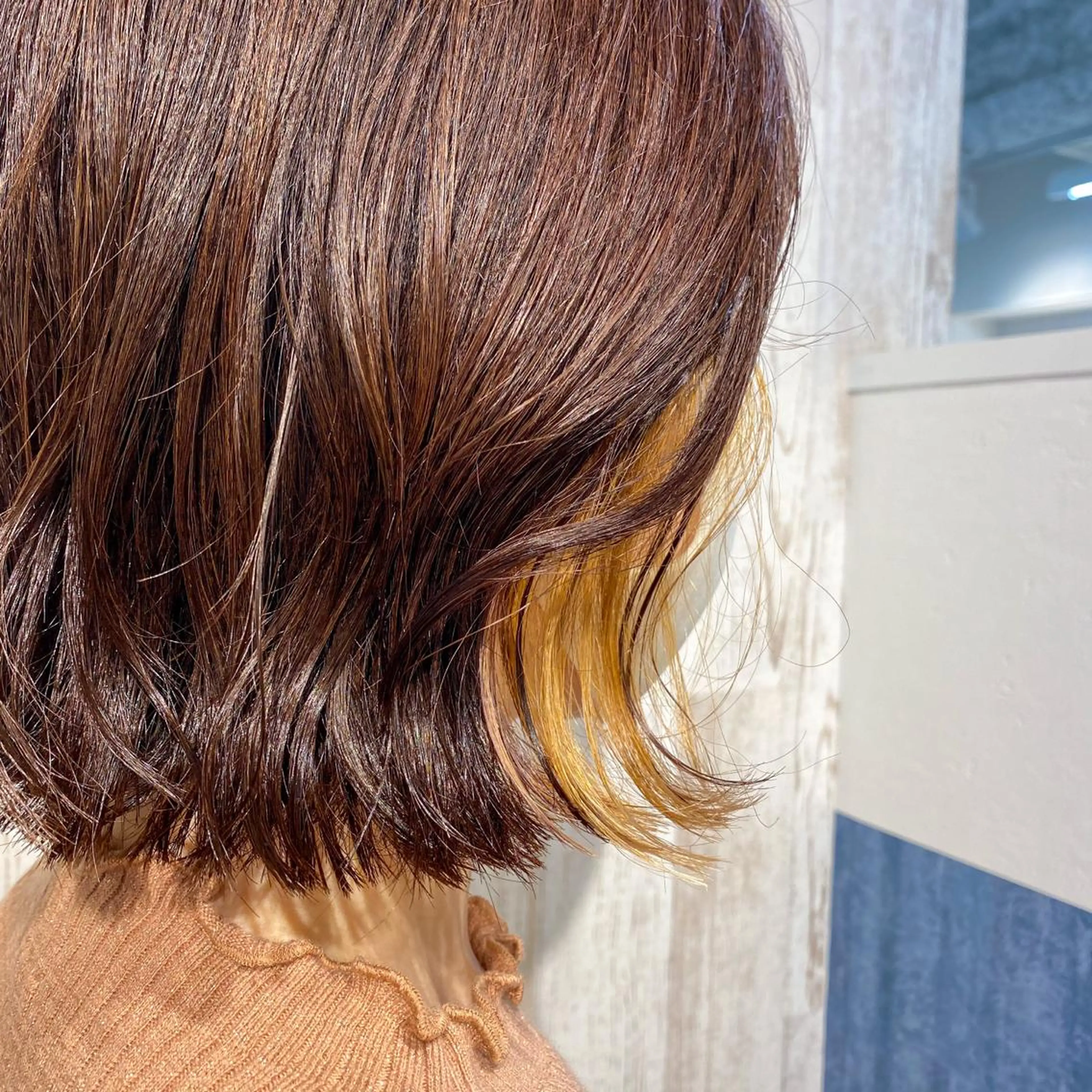 ショート カラー 大場 優のヘアスタイル