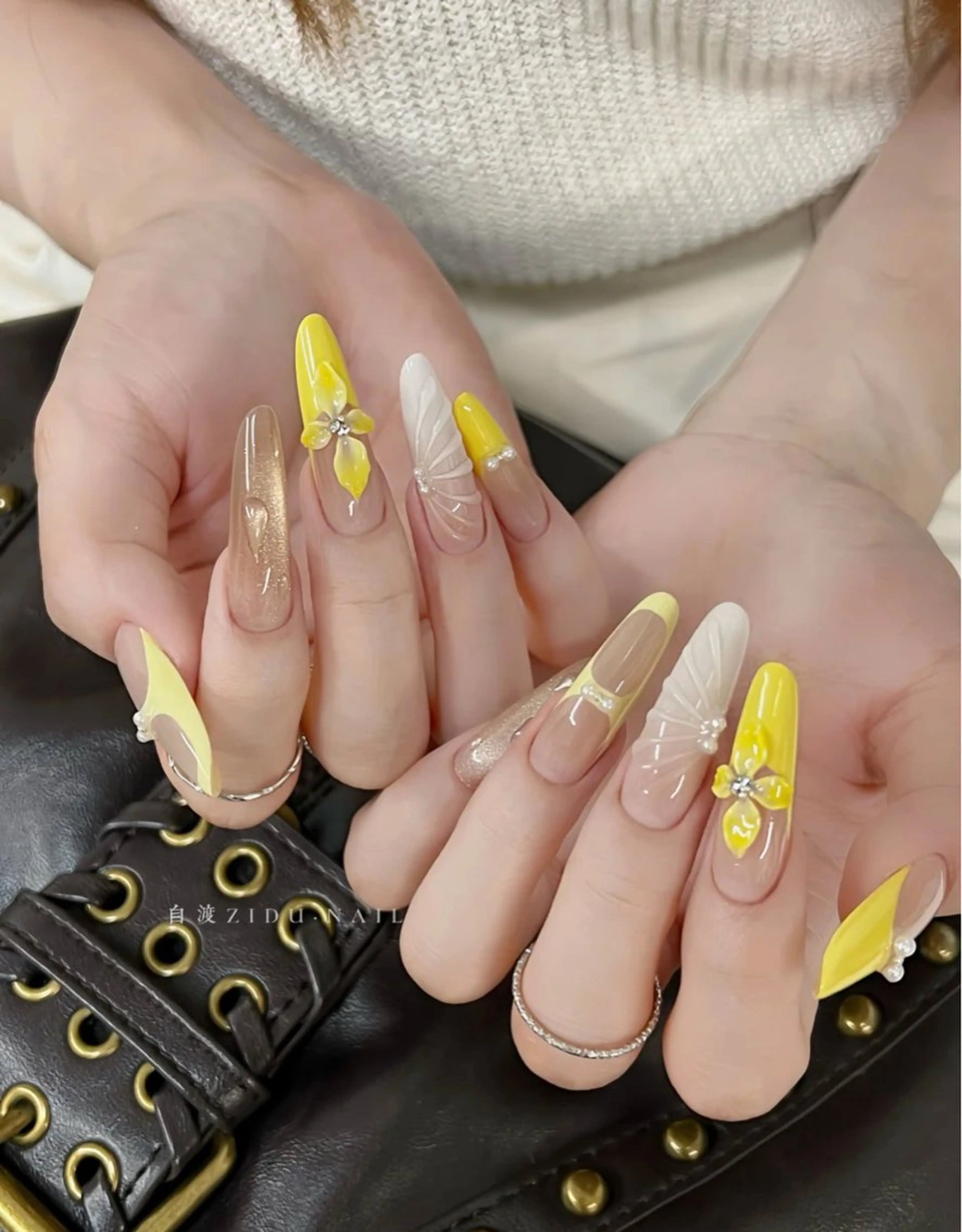 チップ長さ出し＆持ち込みデザイン（やり放題8本迄）【150分】¥13850→¥12600の写真