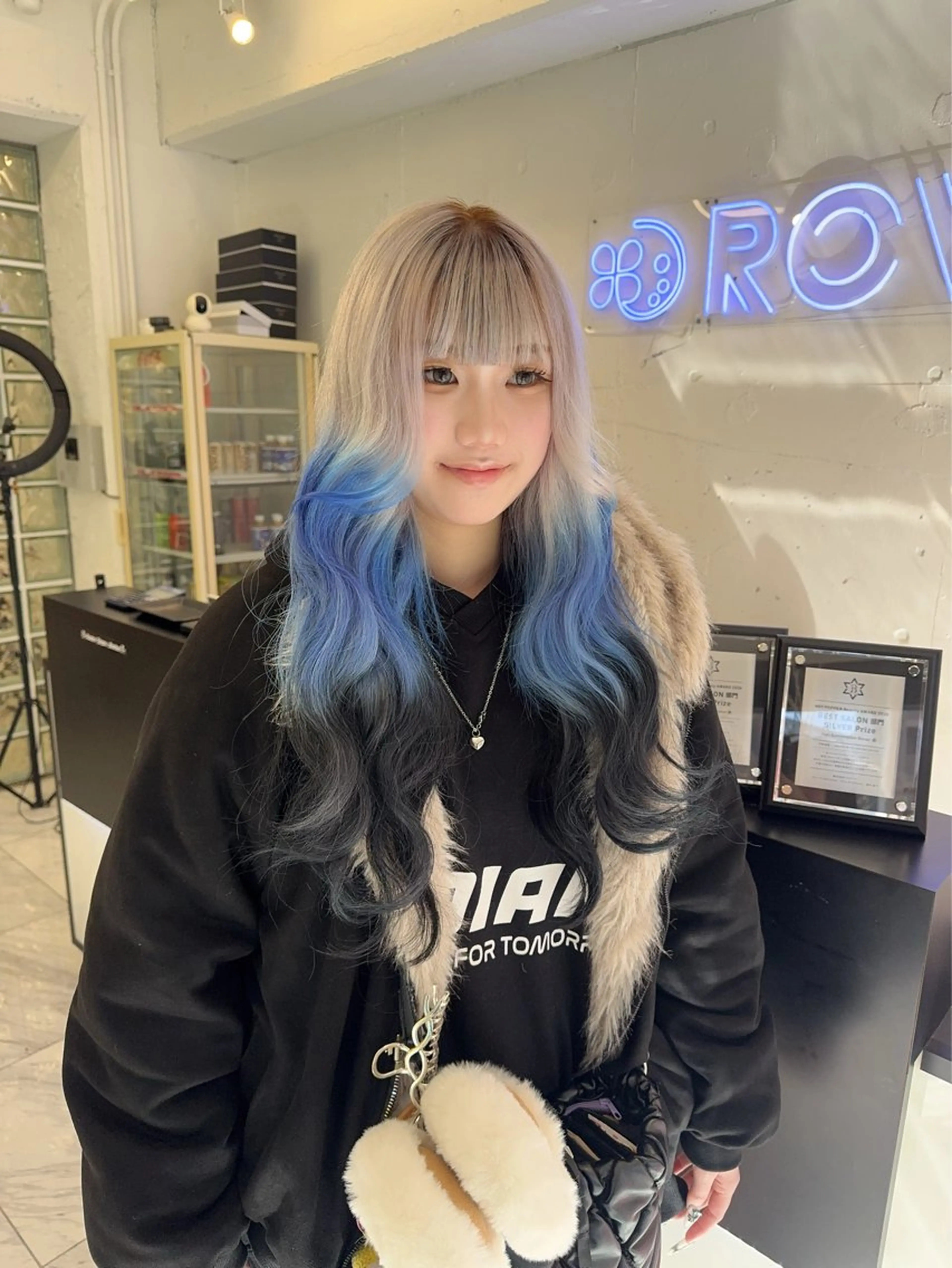 ロング カラー デザインカラー エクステ ヘアカラー エクステ ミユル/ 盛れるエクステ🎀✨のヘアスタイル