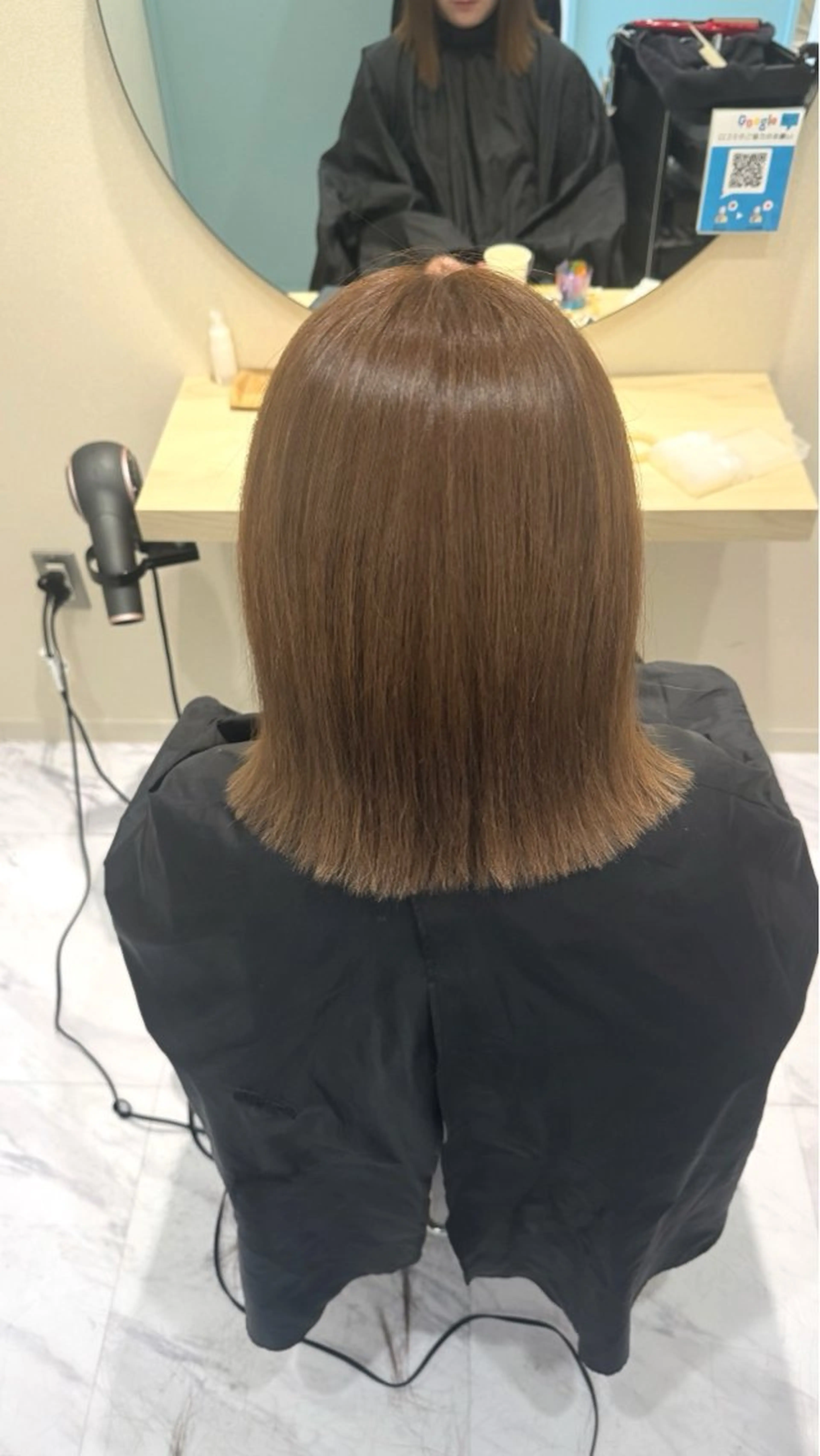 ミディアム 縮毛矯正 トリートメント 丹野 圭太のヘアスタイル