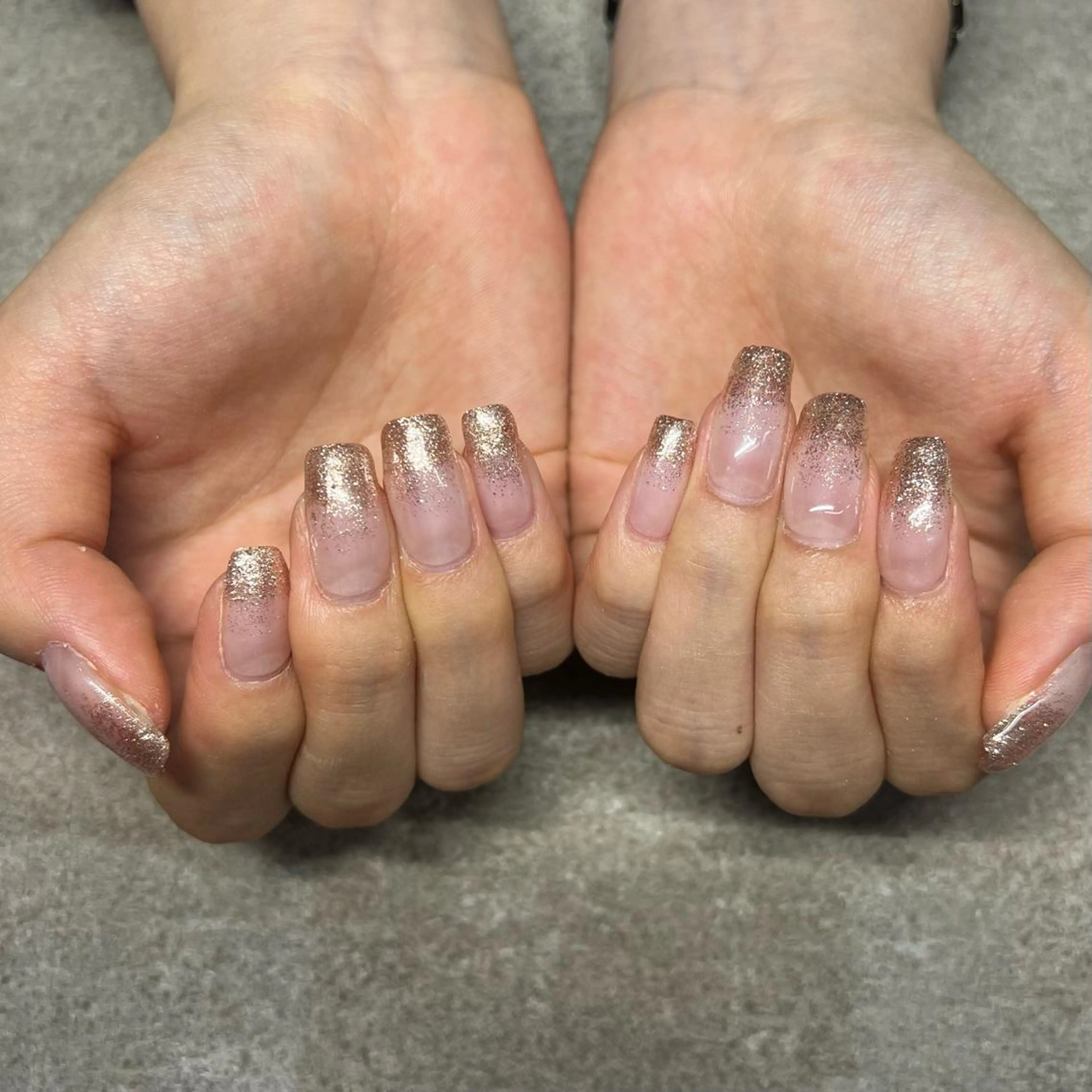 ネイル グラデーション ラメ(グリッター) ラメグラデーション nail｡𖦹° KARINのネイルデザイン