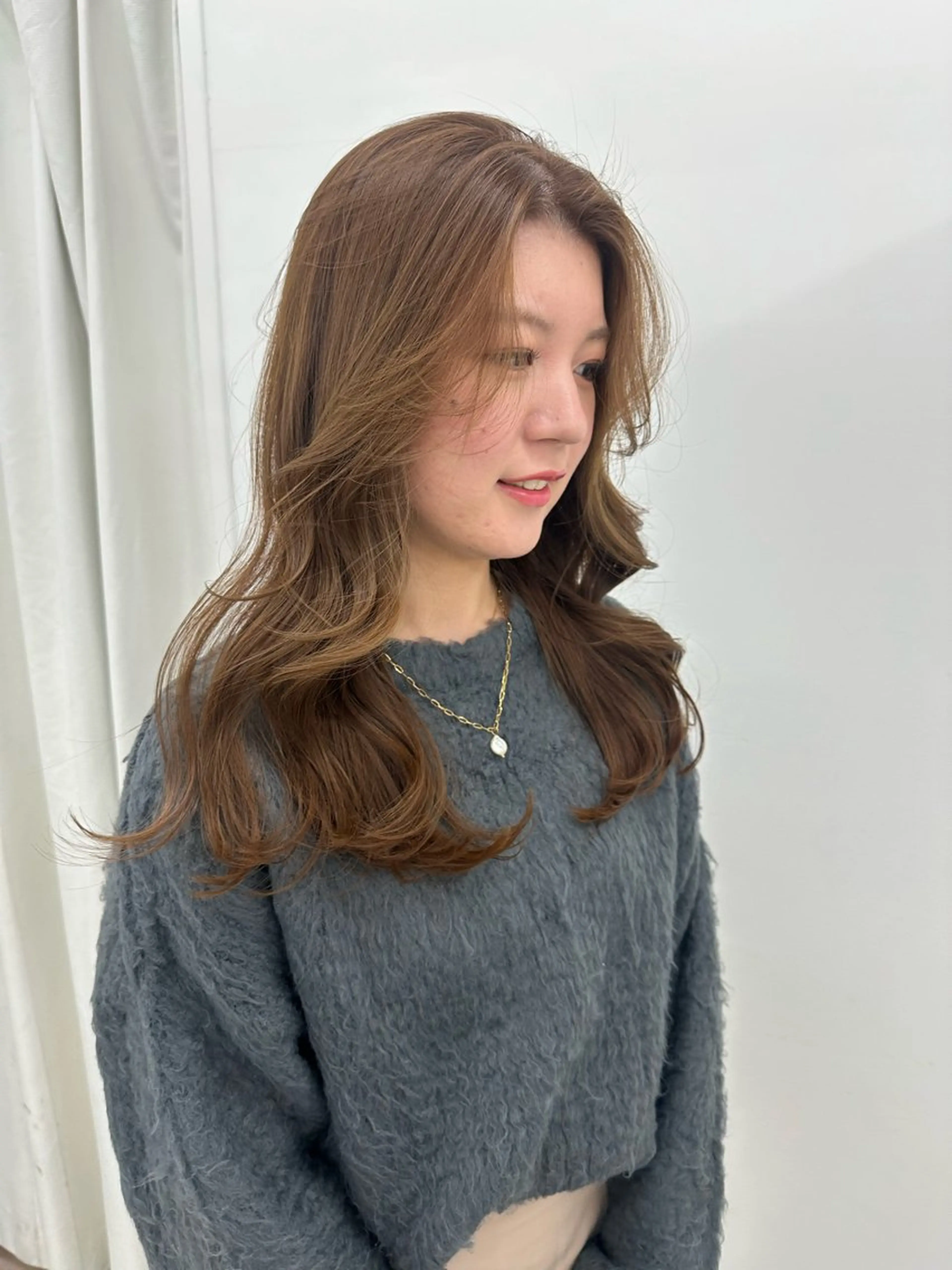 ロング カラー キッズ カット ヘアカラー トリートメント オトナヘア🌸 harukaのヘアスタイル