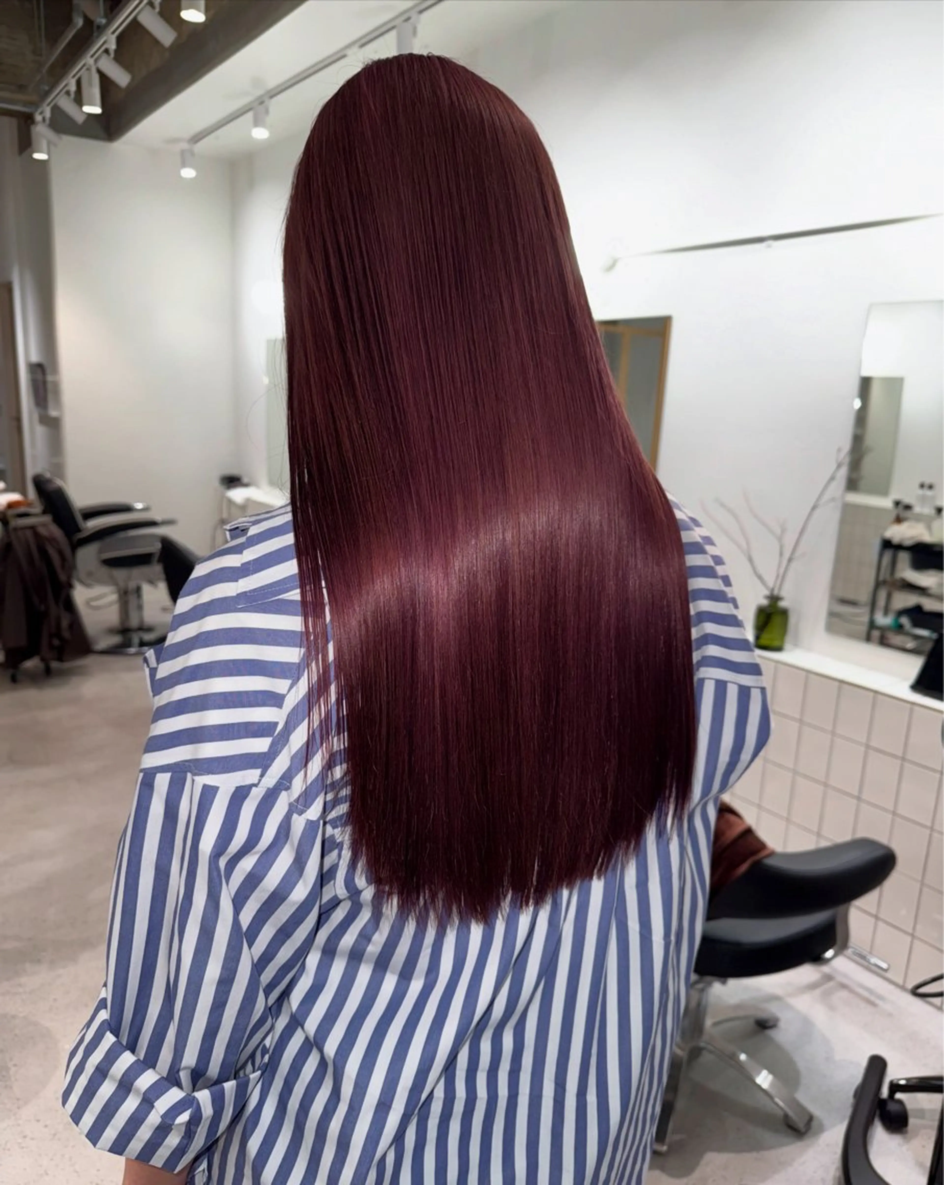 ロング カラー カット ヘアカラー トリートメント カラー/髪質改善 レイヤー/vagueのヘアスタイル