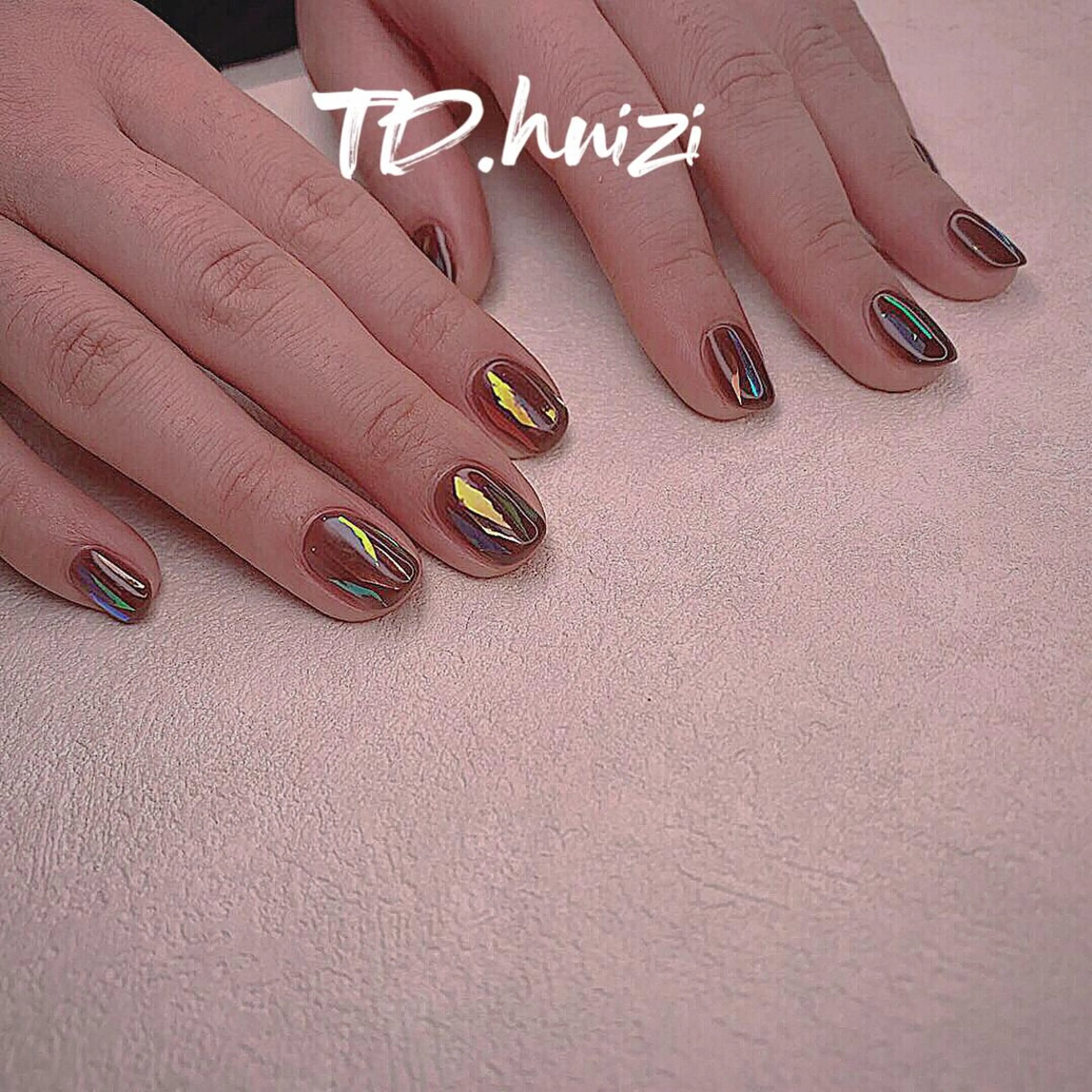 ショート めぐみのネイルサロン スタッフ練習のネイルデザイン