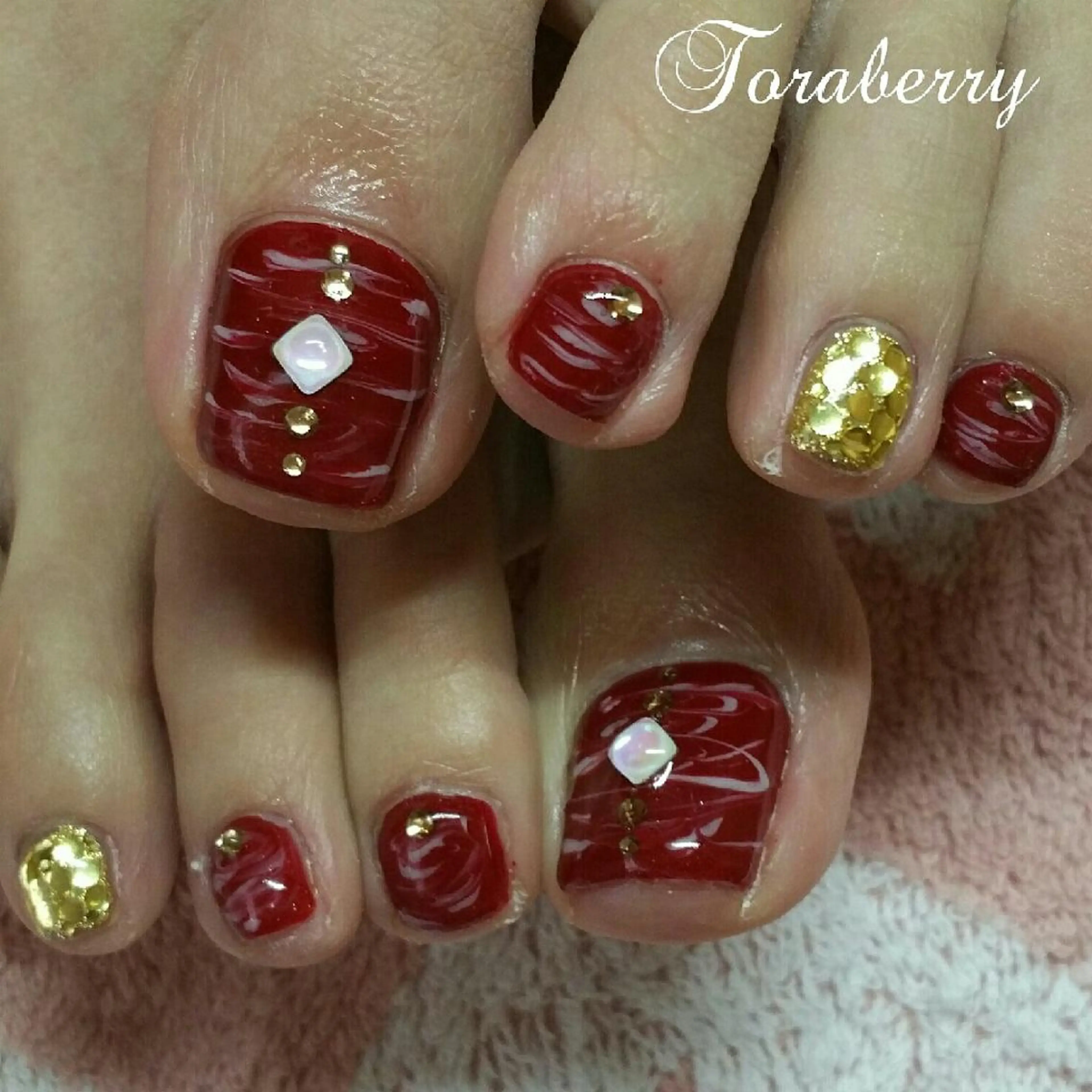 ネイル 大理石ネイル(マーブル) ネイリスト なつみのネイルデザイン