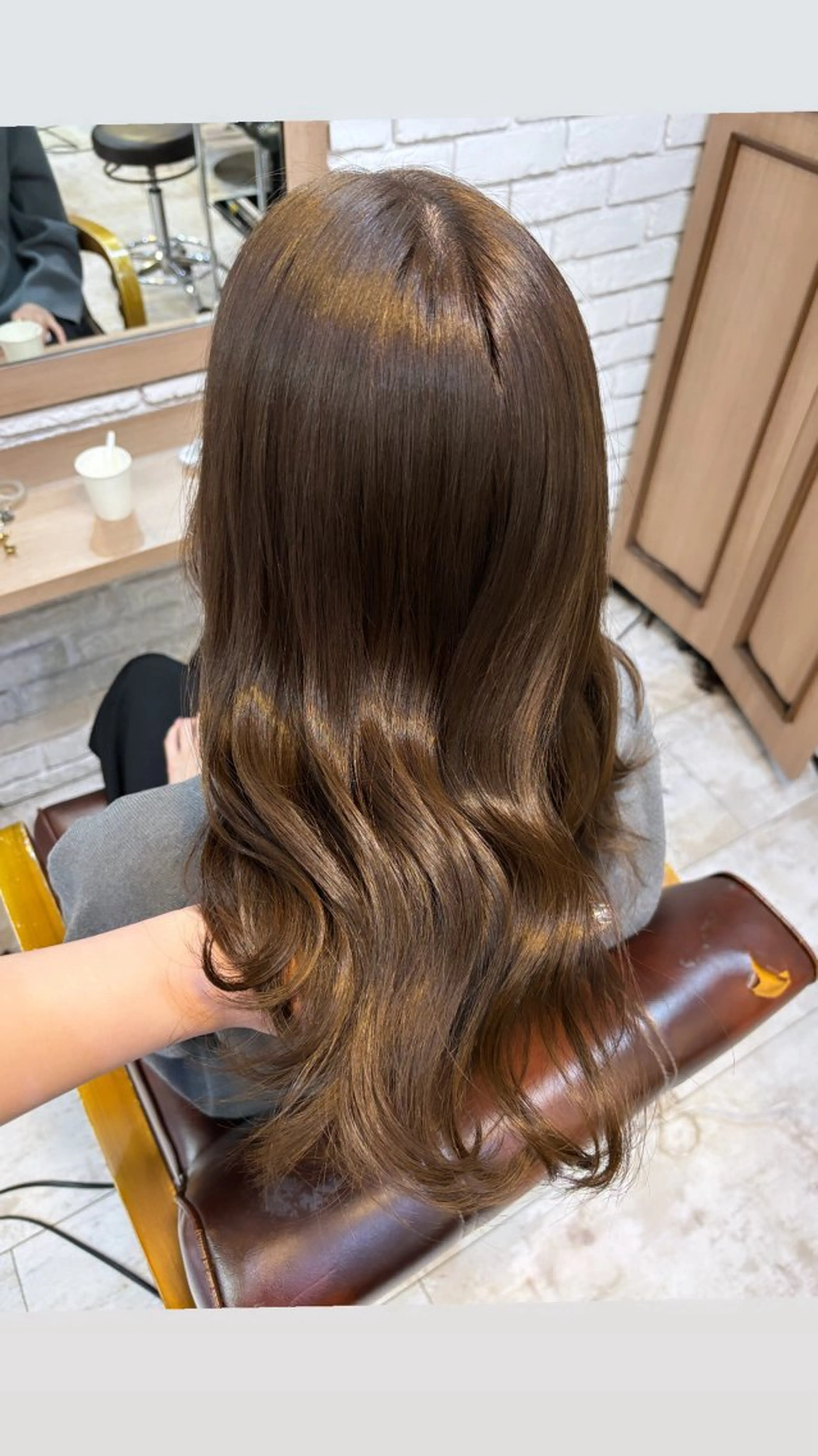 ロング ヘアカラー トリートメント 🪼艶カラー🪼 田口彩香のヘアスタイル