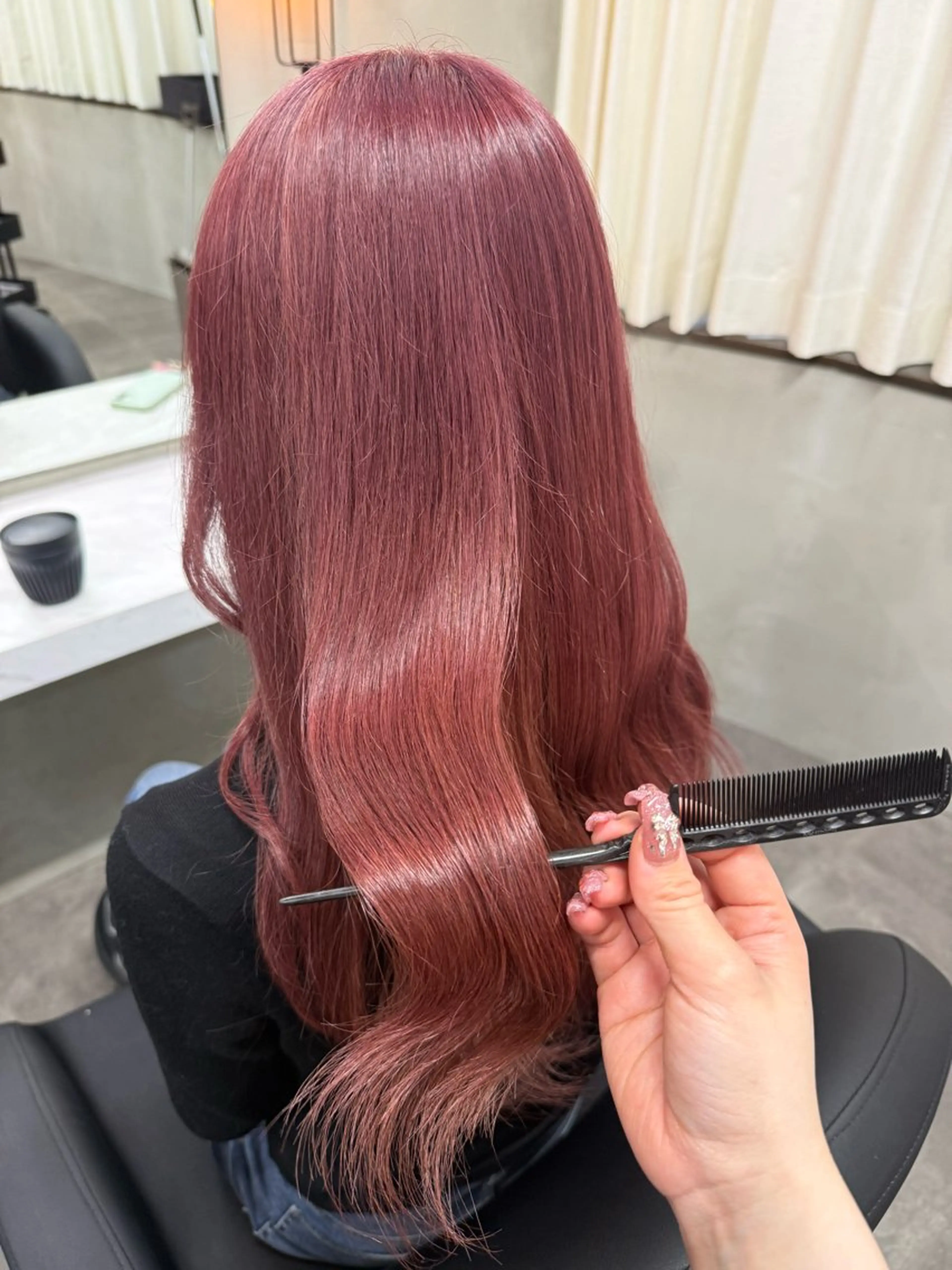 ロング カラー ヘアカラー 木村 智美のヘアスタイル