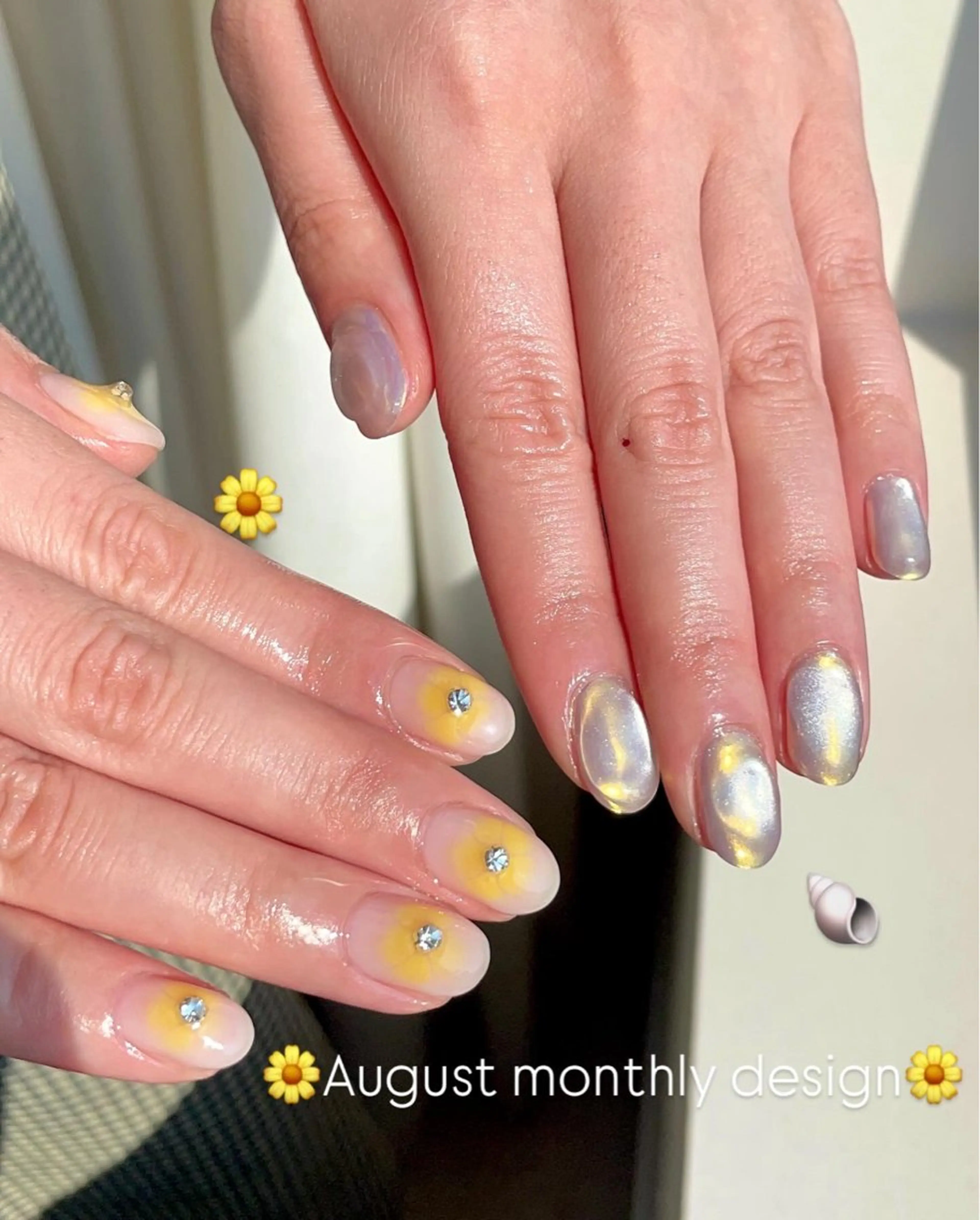 大人気マンスリーデザイン¥8,690✨カラー、パーツの色変更OK🙆🏻♀️の写真