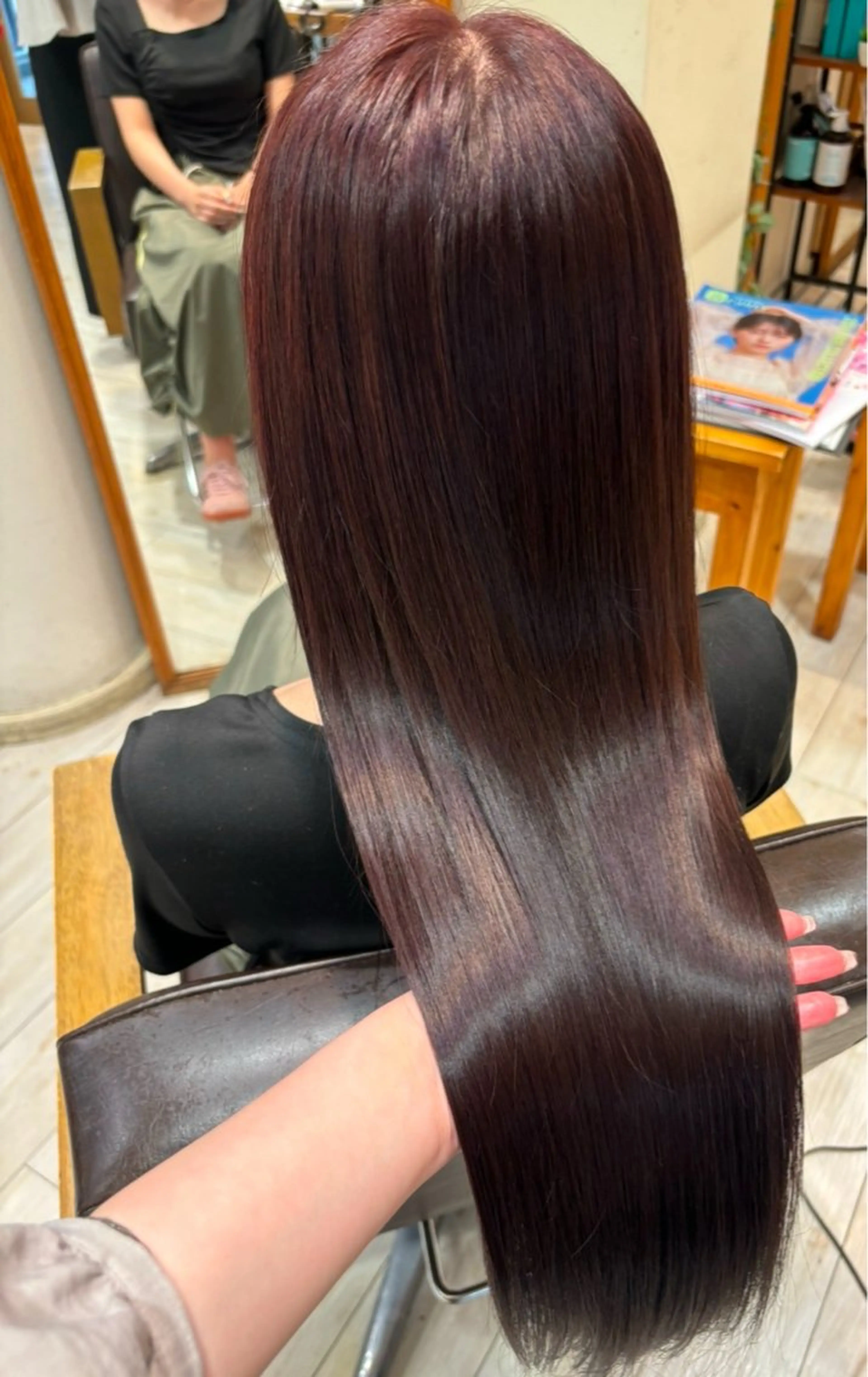 【柔らかhair🧺】透明感ワンカラー🪿🌿の写真