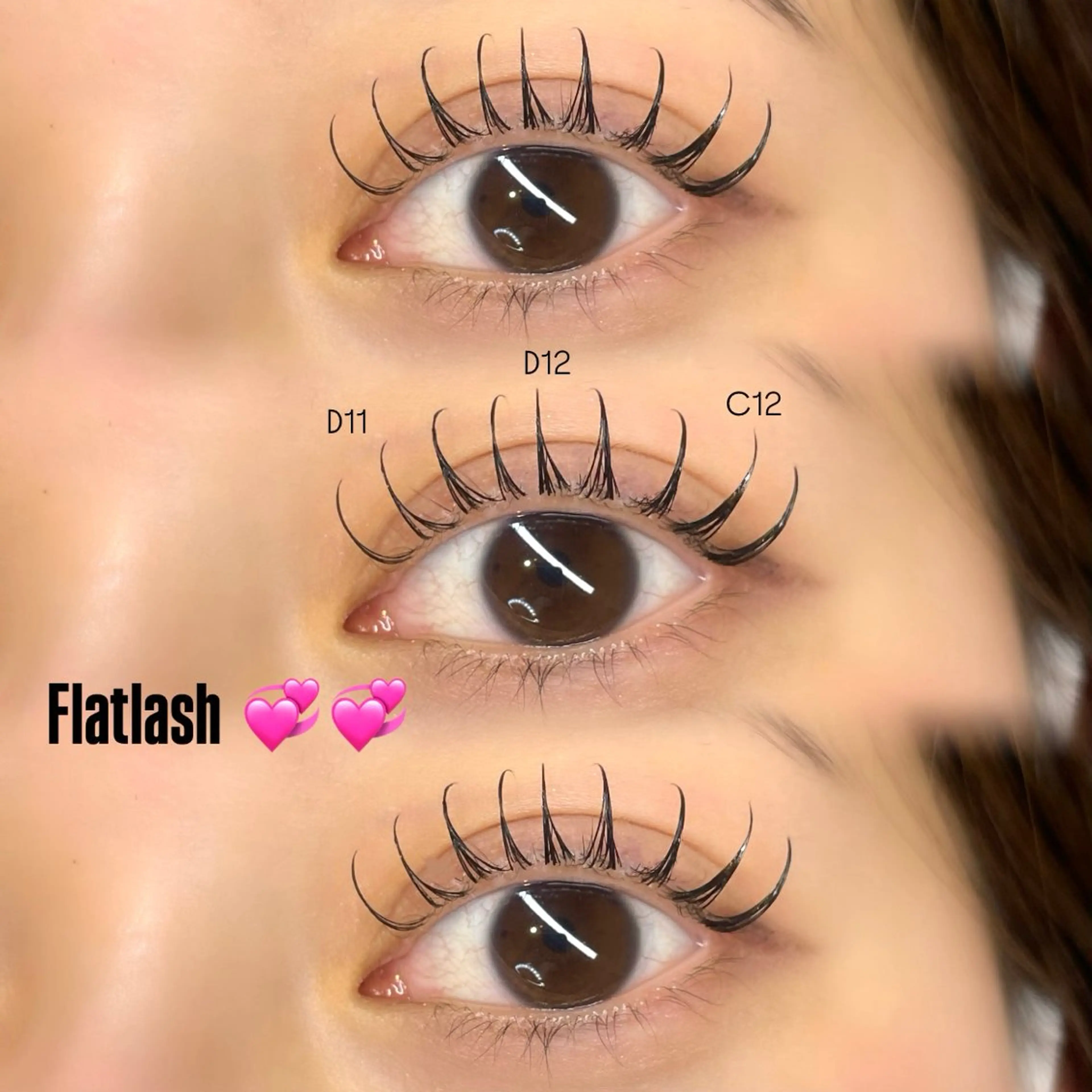 マツエク・マツパ マツエク Mell Yuuna ♡パリエク /束感のマツエク・マツパデザイン