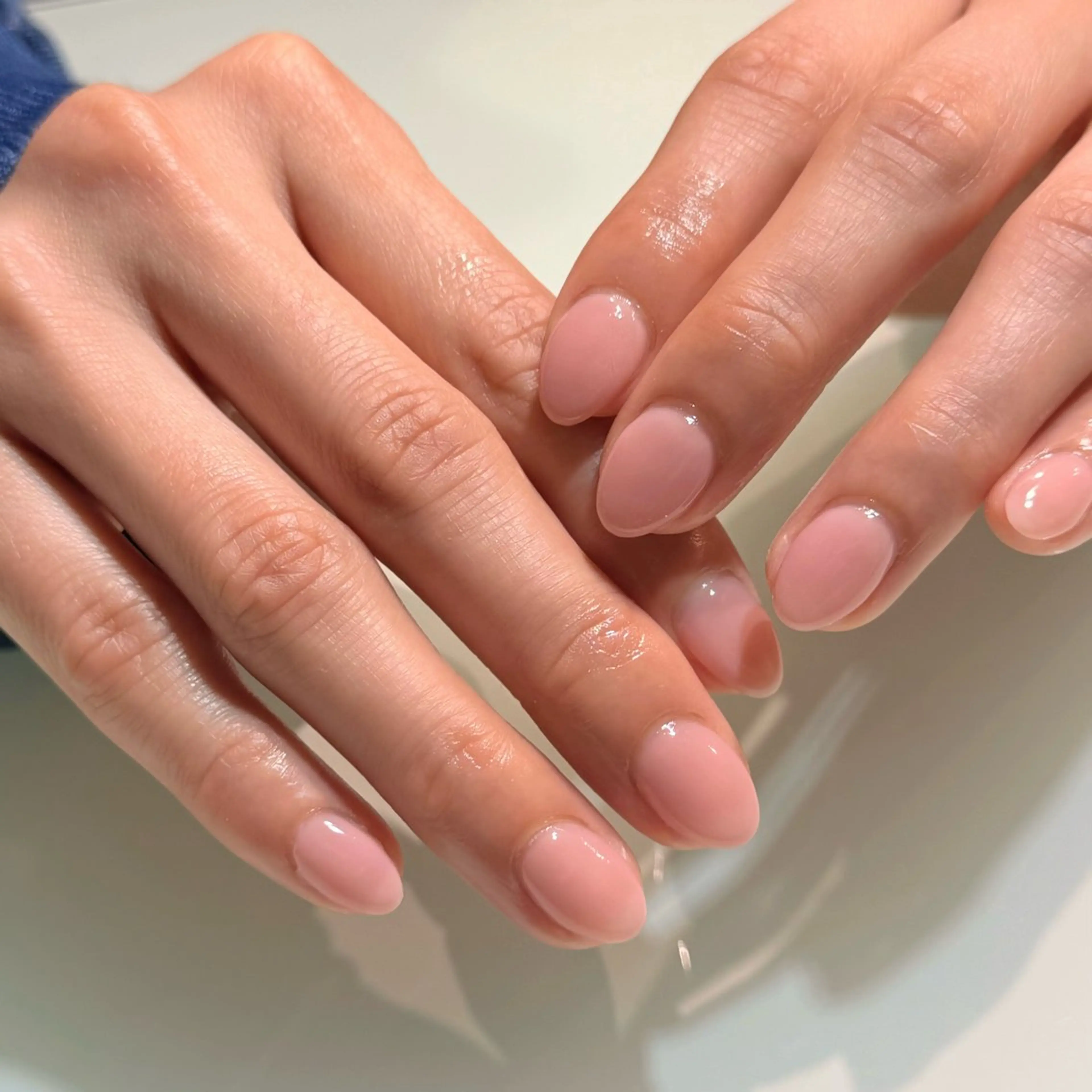ネイル ワンカラーネイル 春ネイル ハンドネイル Biju_ NailStudioのネイルデザイン
